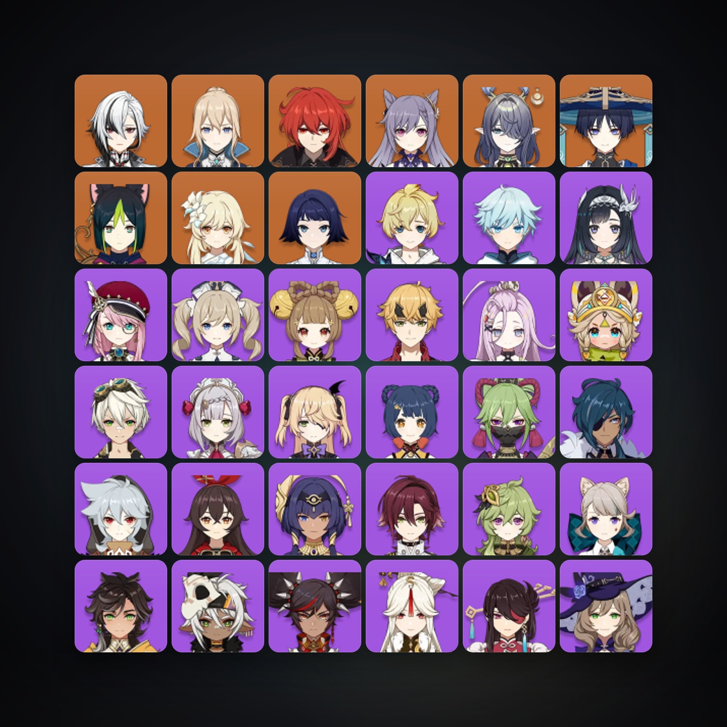 Genshin Impact | AR 53 | 46 Chars | 7× 5★ — Genshin / miHoYo Account — HabibiAccounts