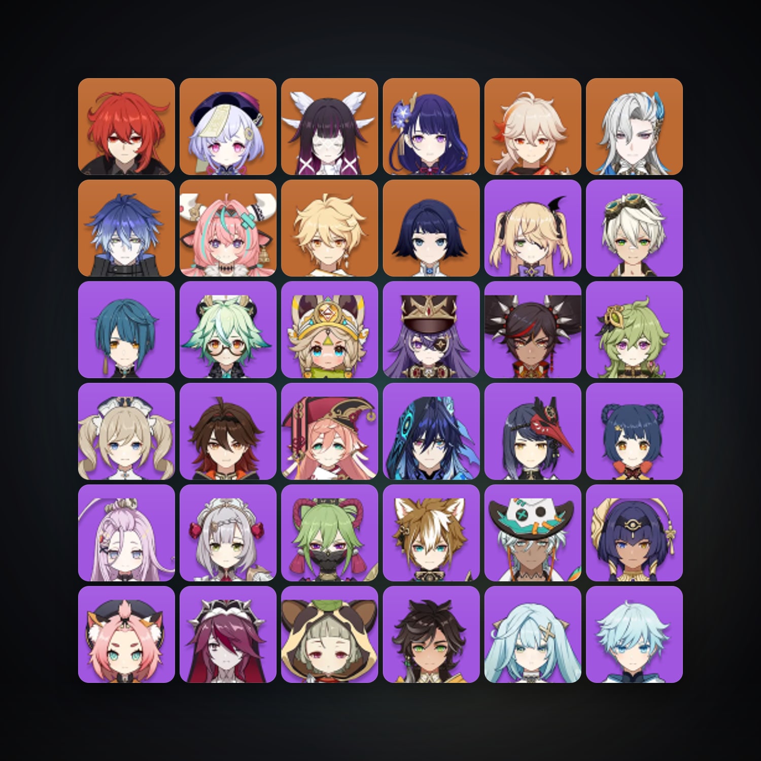 Genshin Impact account — AR 56 | 51 Chars | 8× 5★ — HabibiAccounts