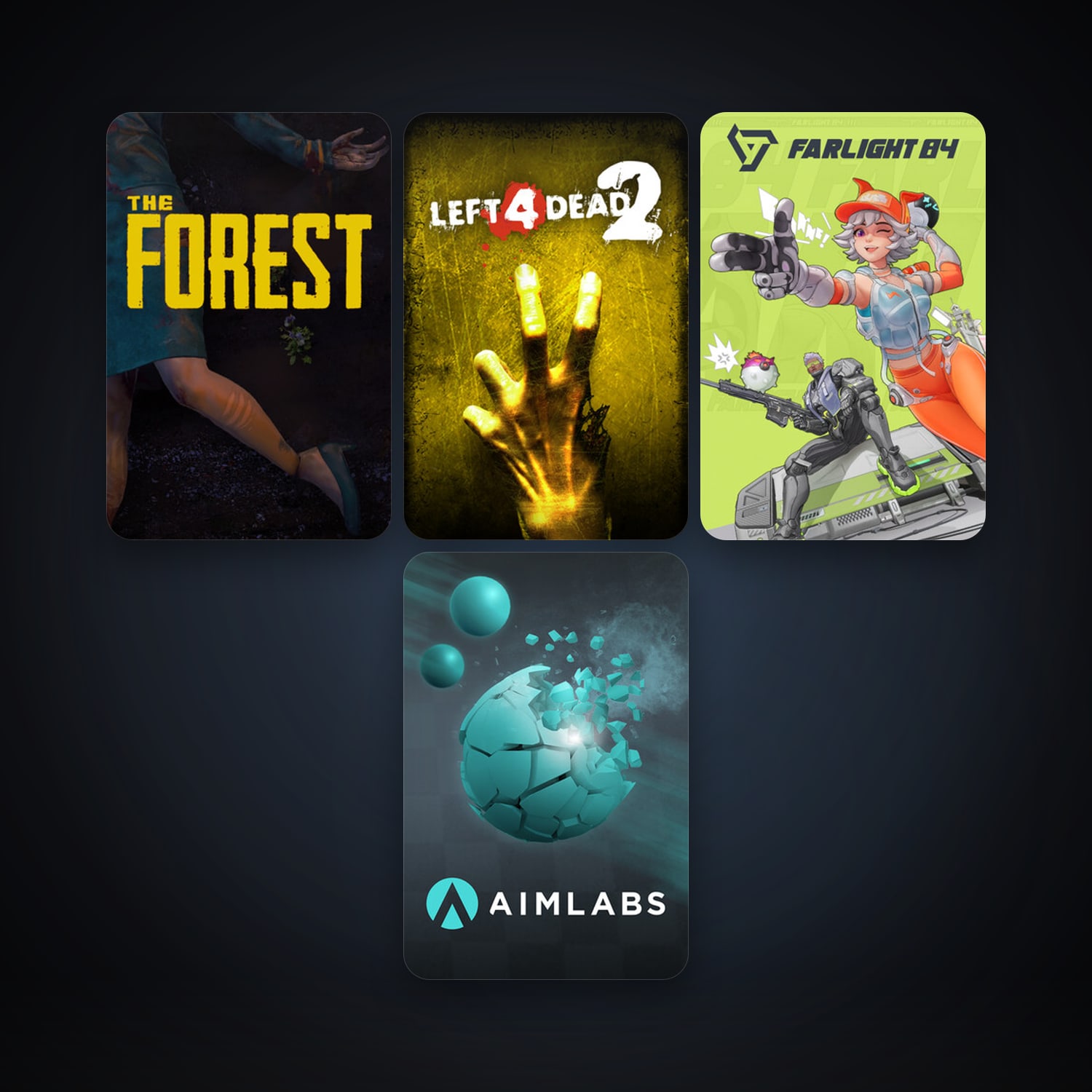 Left 4 Dead 2 + The Forest, 7 games, clean — HabibiAccounts