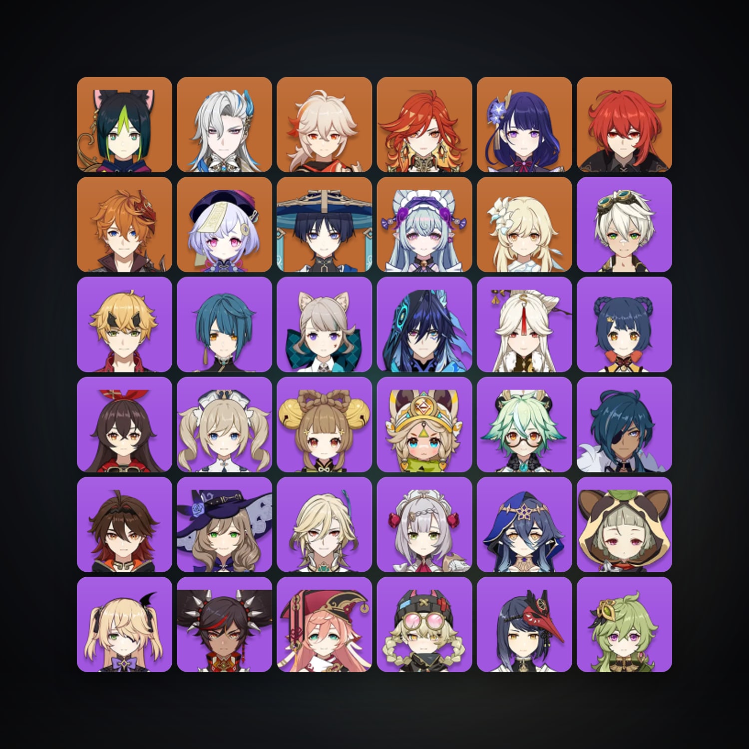 Genshin Impact | AR 55 | 41 Chars | 10× 5★ — Genshin / miHoYo Account — HabibiAccounts