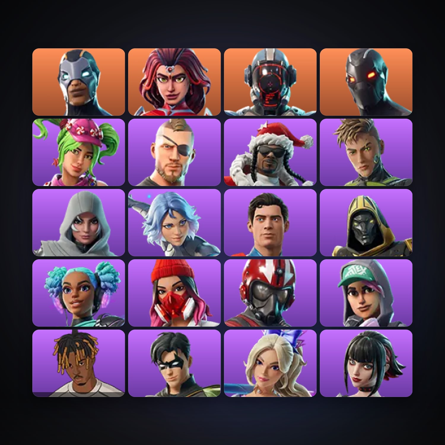 Fortnite account with Omega & Carbide — 23 skins — 2.4K V-Bucks — lvl 1426 — HabibiAccounts