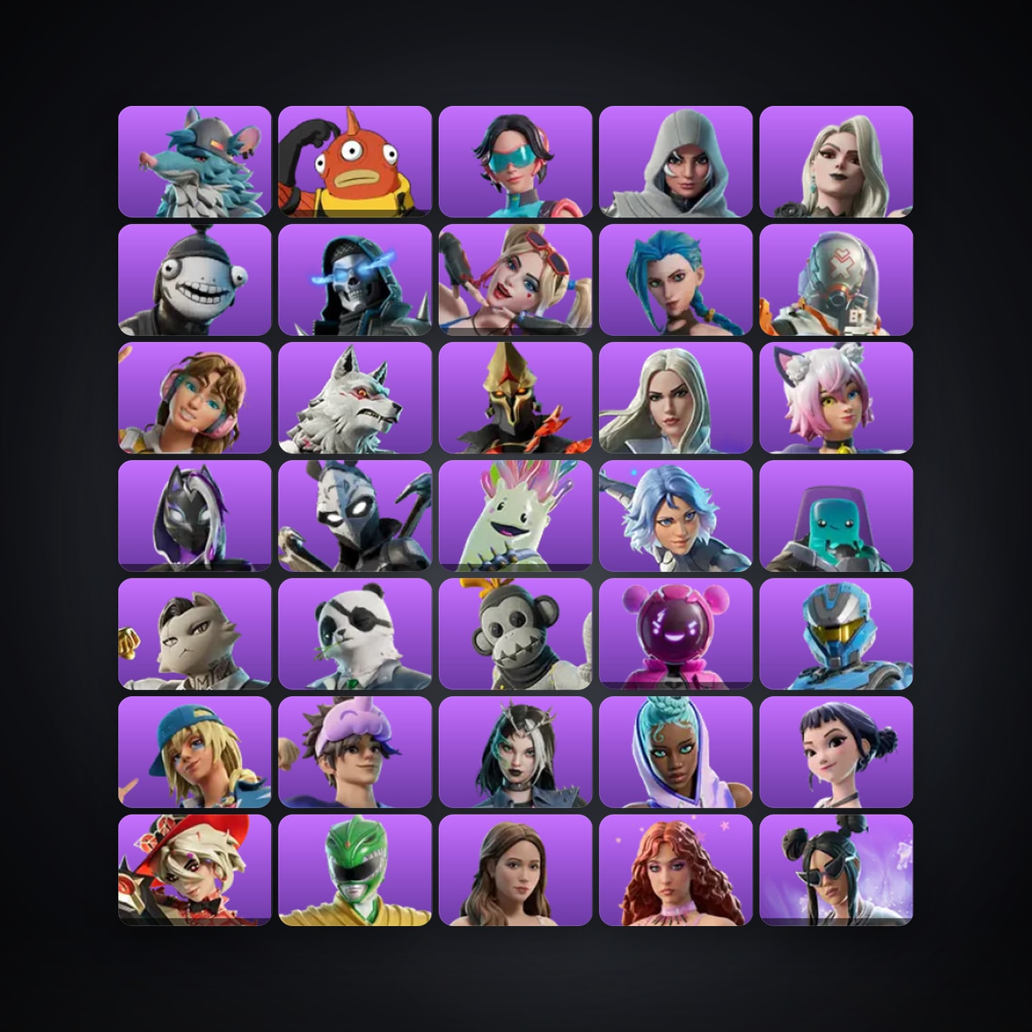 Fortnite account with KD Rattical & Blinky Fishstick — 203 skins — 300 V-Bucks — lvl 2082 — HabibiAccounts