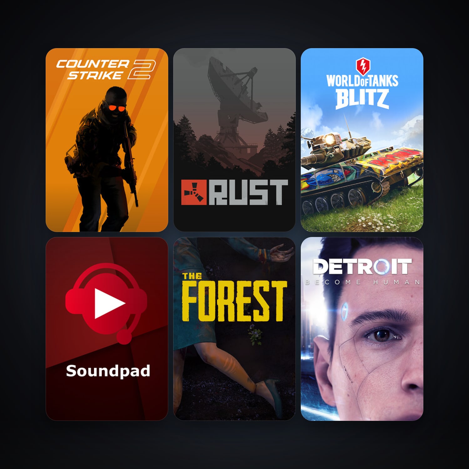 CS2 Prime + The Forest, 42 games, Steam 33, clean — HabibiAccounts