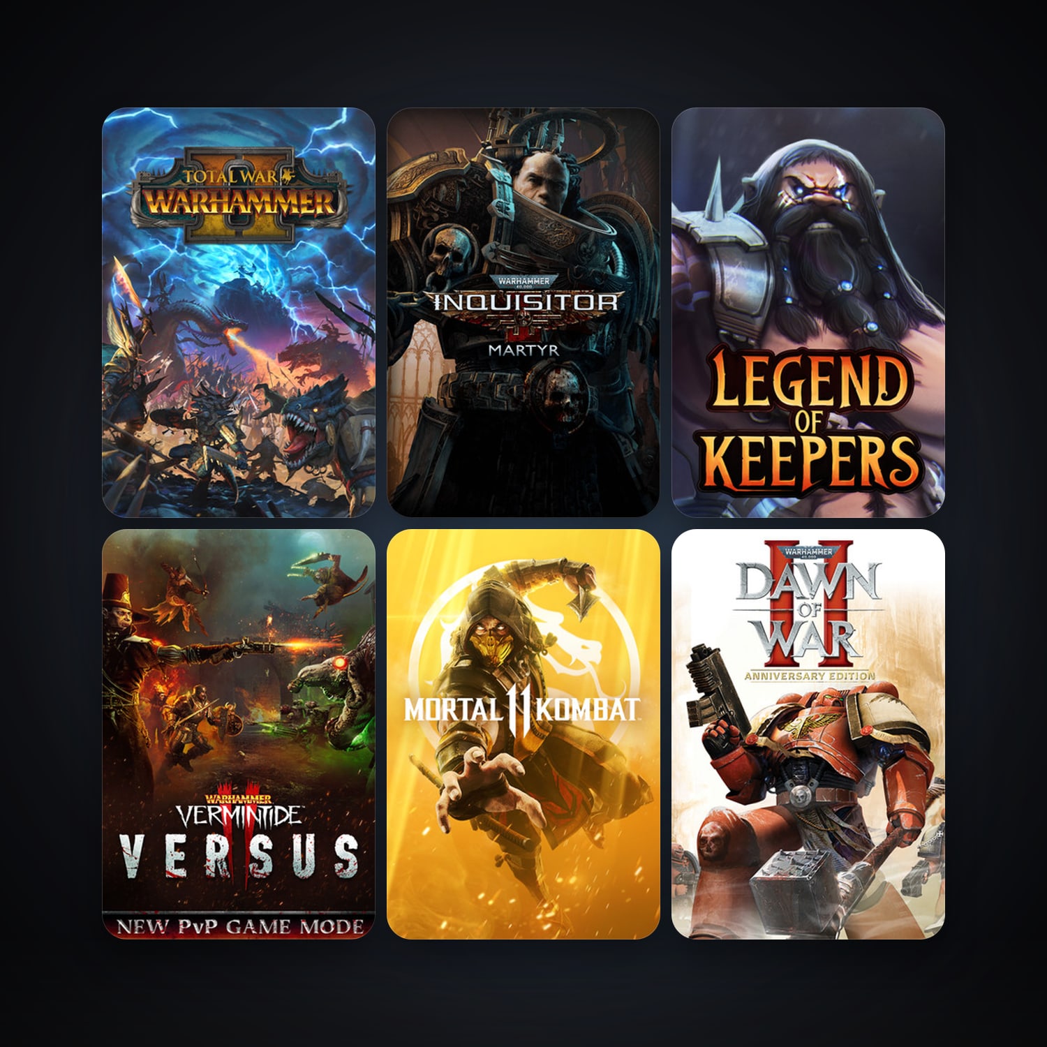 Steam account: Warhammer 40,000: Dawn of War II + Warhammer 40,000: Dawn of War II Chaos Rising, 40 games… — HabibiAccounts