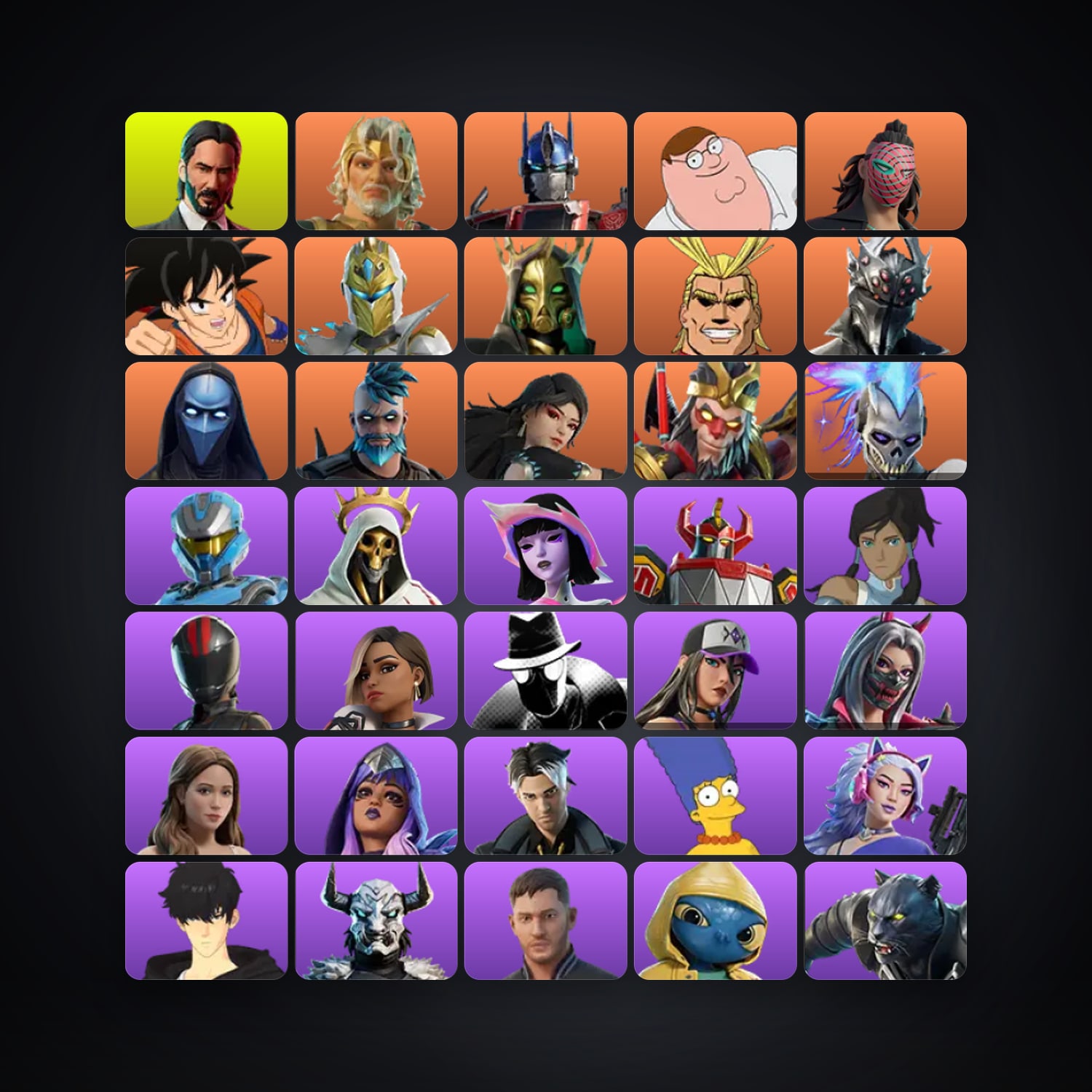 Fortnite account with Zeus & Optimus Prime — 373 skins — 2.5K V-Bucks — lvl 1925 — HabibiAccounts
