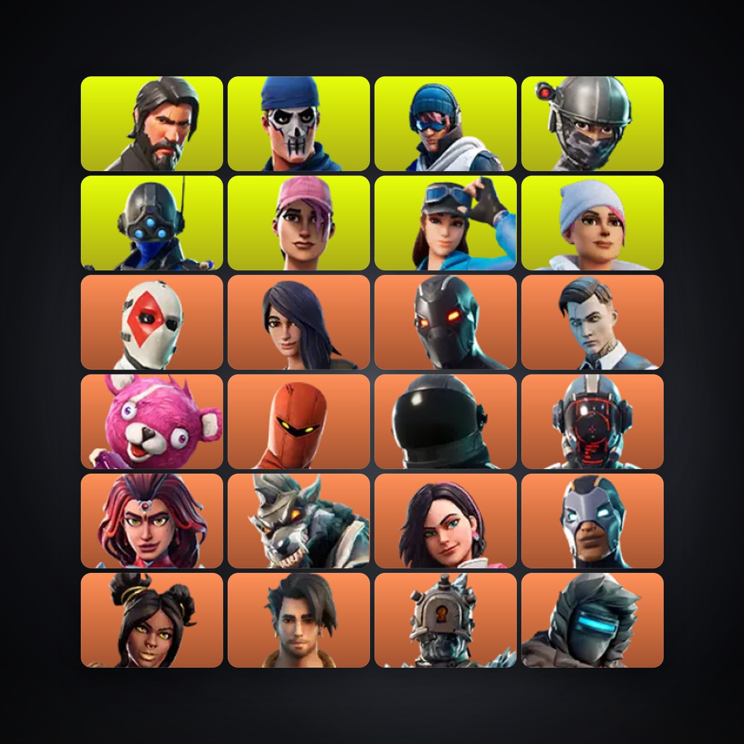 Fortnite account with Omega & Carbide — 116 skins — 100 V-Bucks — lvl 1620 — HabibiAccounts