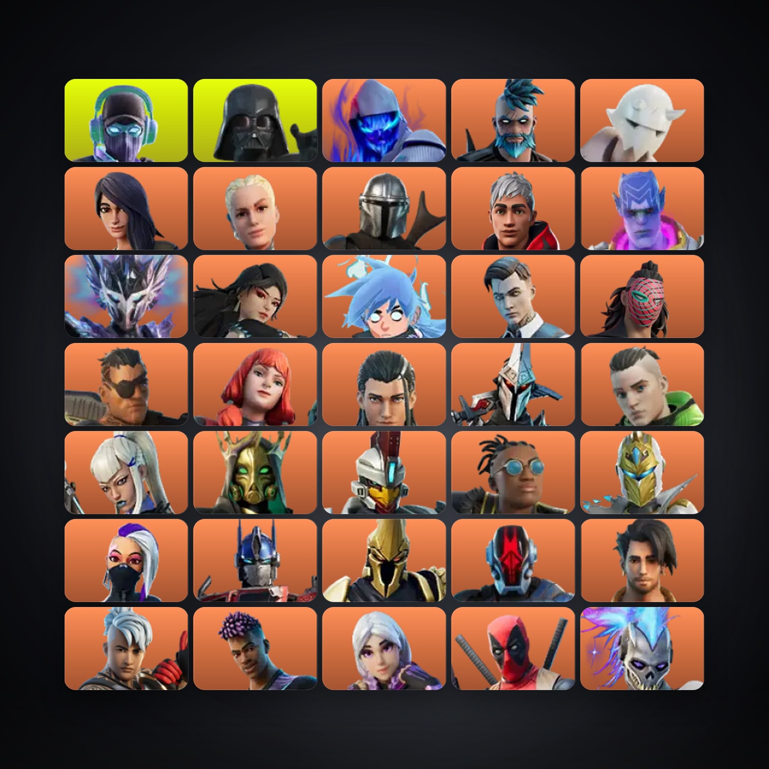 Fortnite account with Ghoul Trooper & Midas — 267 skins — 1.7K V-Bucks — lvl 3949 — HabibiAccounts