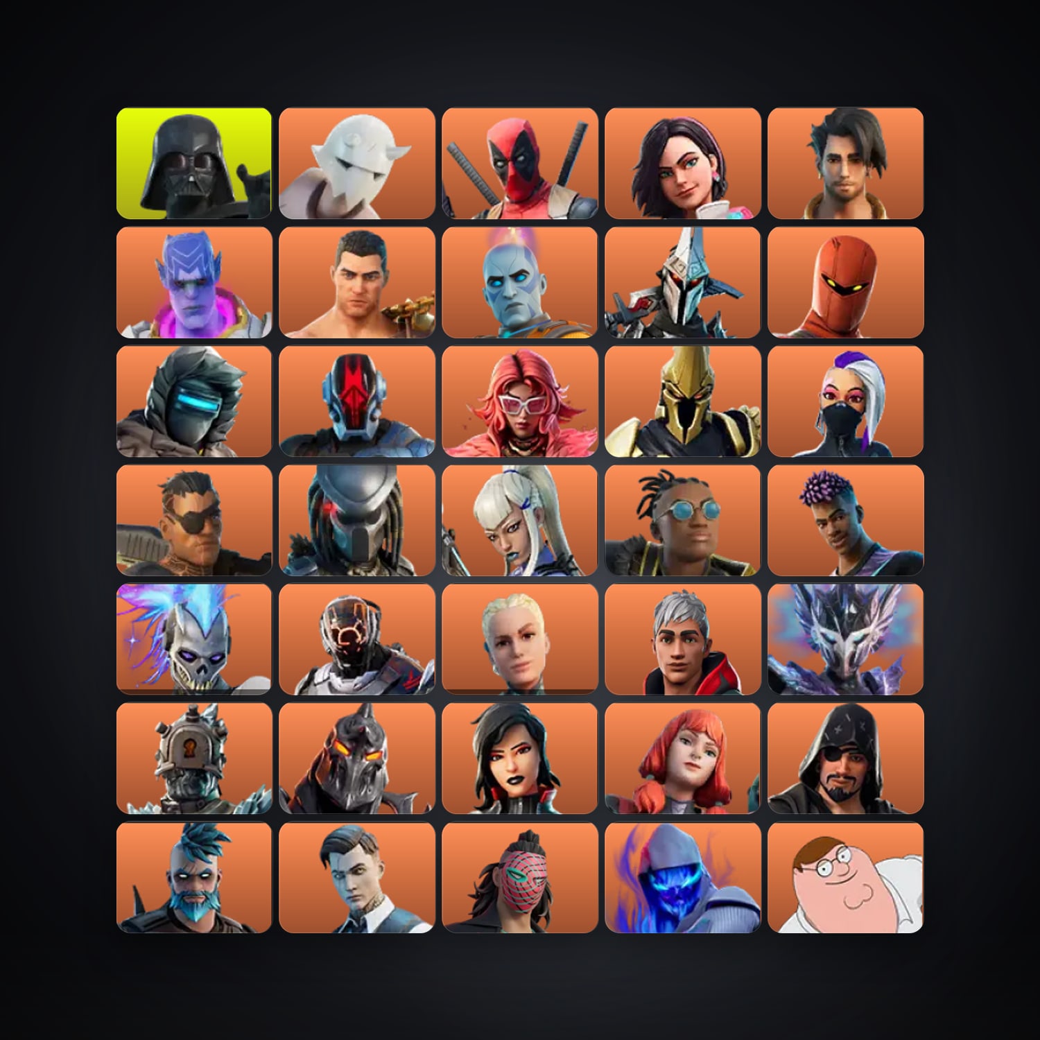 Fortnite account with Deadpool & Snap — 313 skins — 400 V-Bucks — lvl 4646 — HabibiAccounts