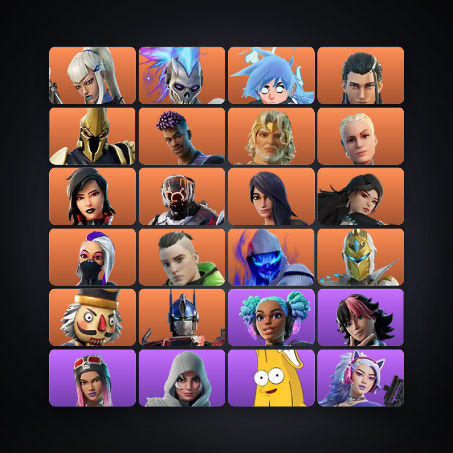 حساب فورتنايت Mizuki وRenzo the Destroyer، اللوكر مليان 236 سكن، 900 فيبوكس، لفل 3113، 229 فوز — HabibiAccounts