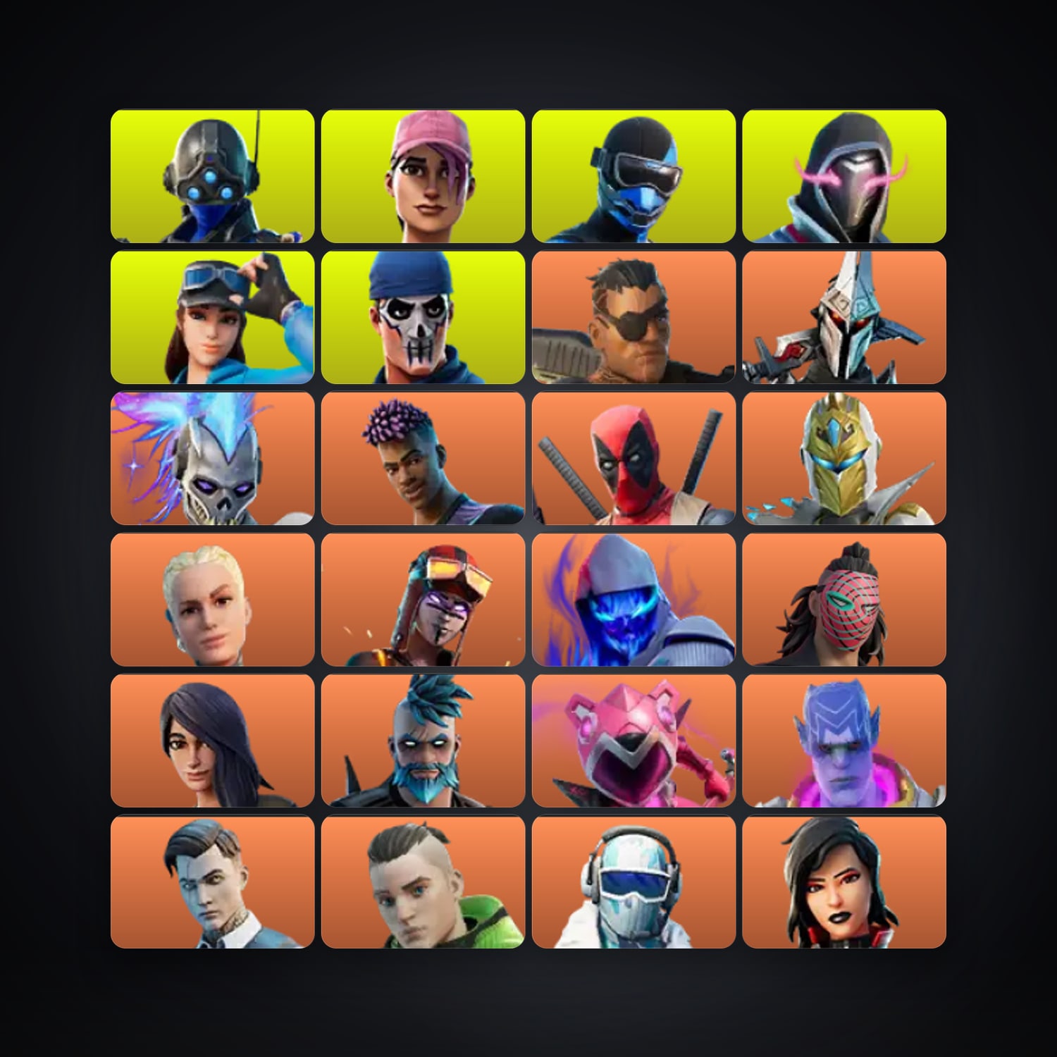 Fortnite account with Deadpool & Joey — 274 skins — 650 V-Bucks — lvl 2485 — HabibiAccounts