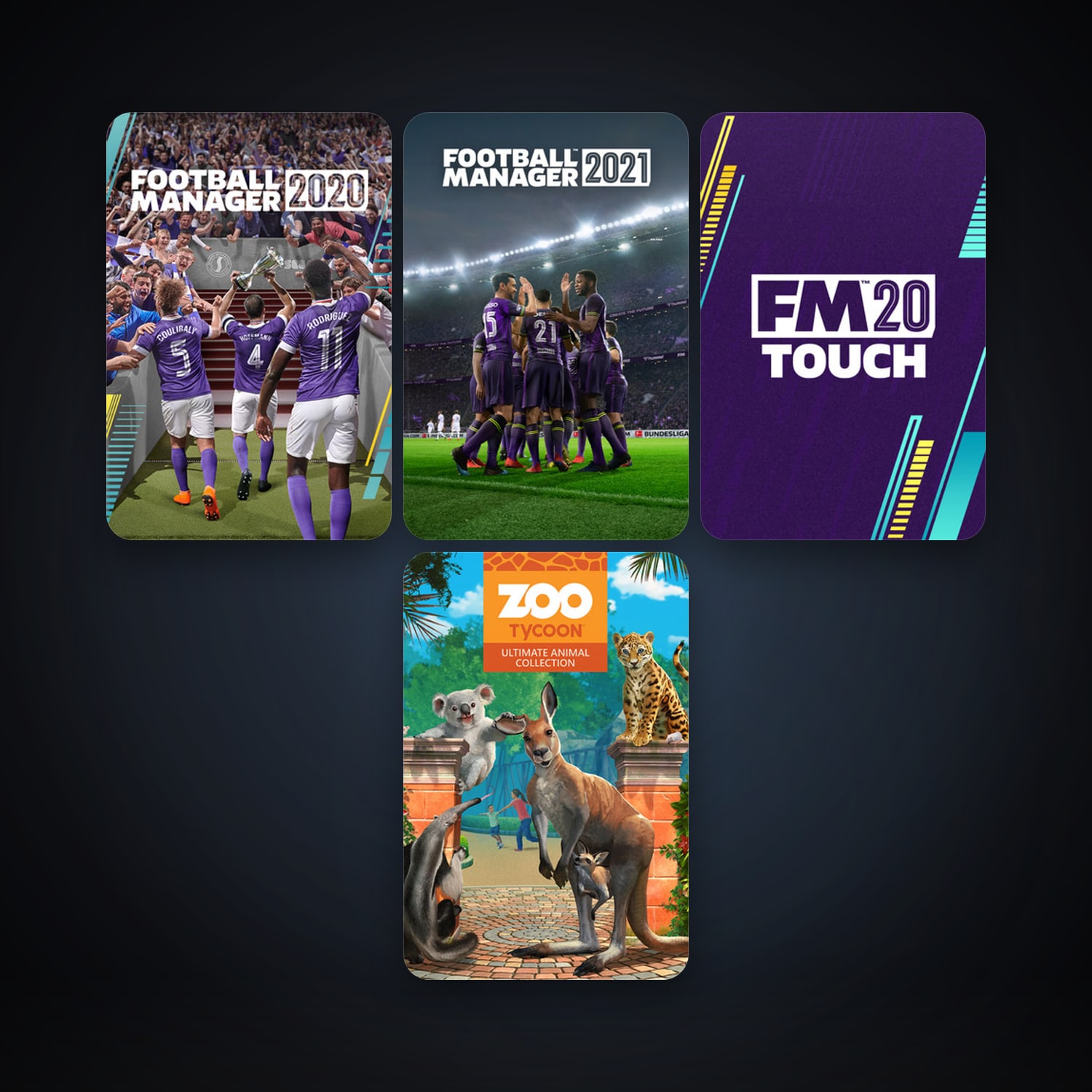 Steam account: Zoo Tycoon: Ultimate Animal Collection + Football Manager 2020, 6 games, clean — HabibiAccounts