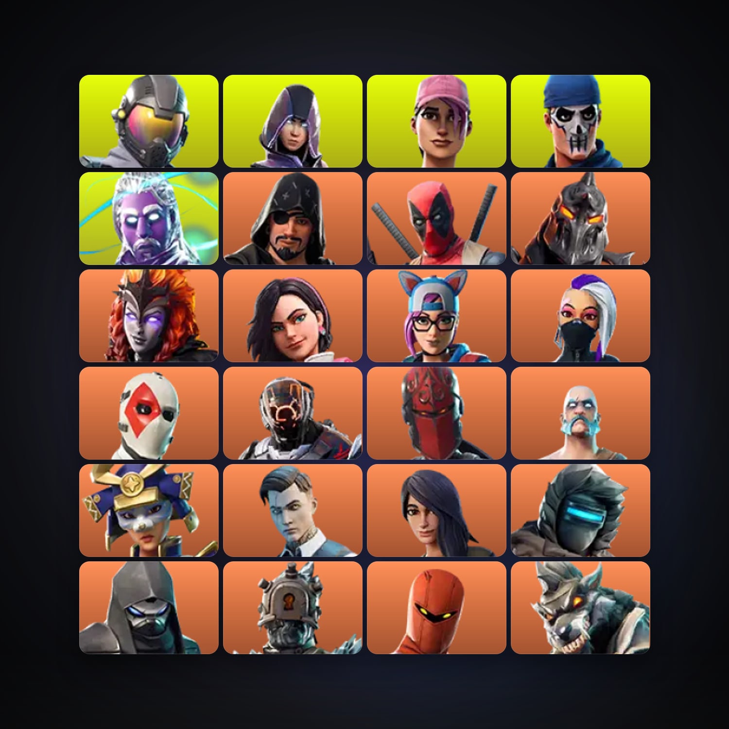 Fortnite account with Rogue Agent & Galaxy — 141 skins — 900 V-Bucks — lvl 1289 — HabibiAccounts