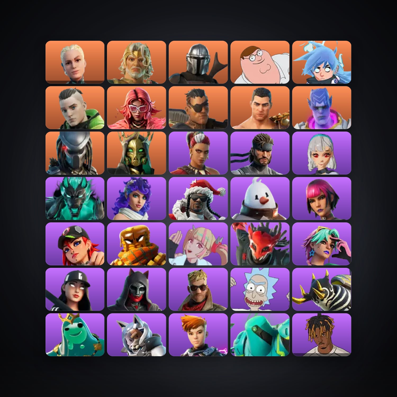 Fortnite account with Paradigm (Reality-659) & Zeus — 71 skins — 150 V-Bucks — lvl 1852 — HabibiAccounts