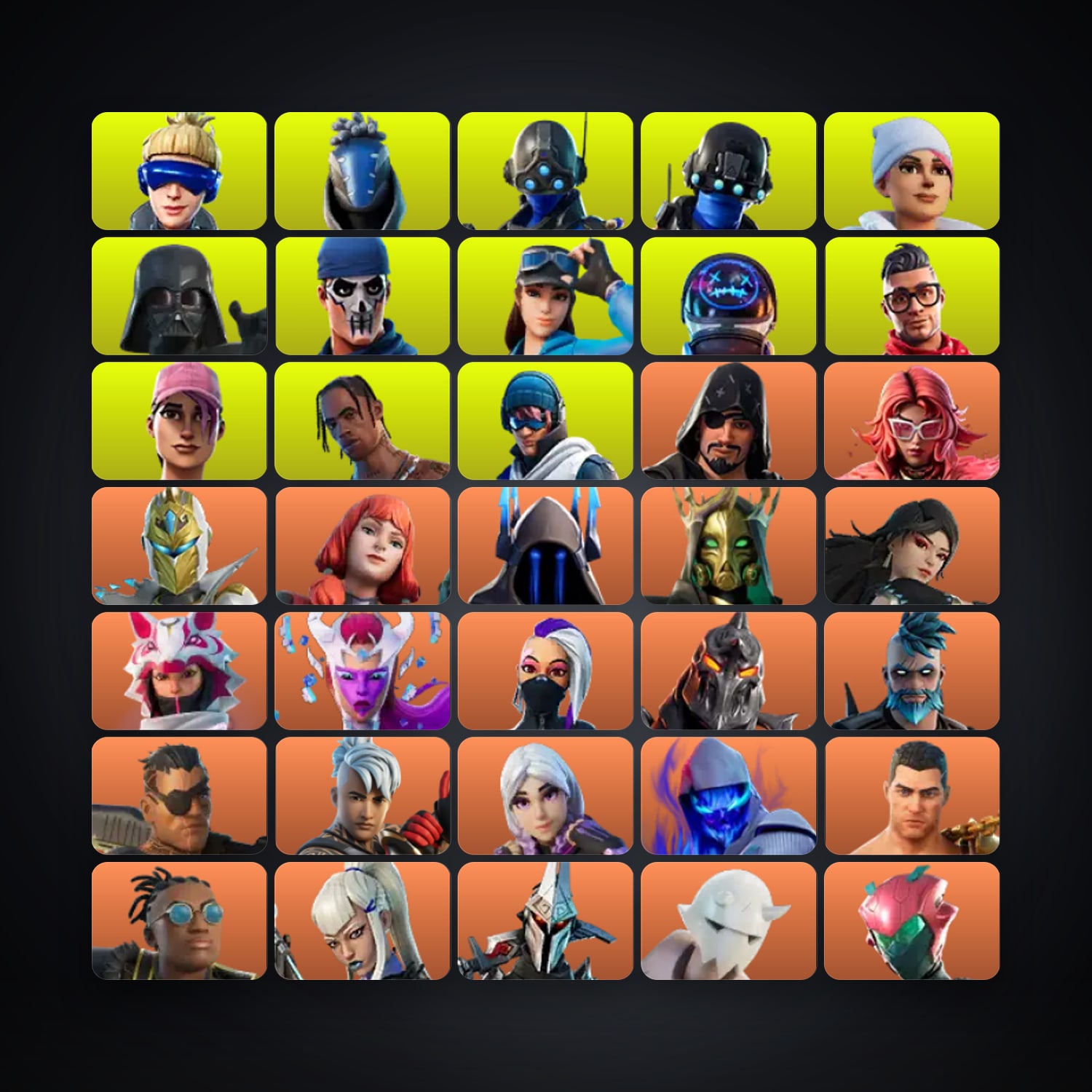 Fortnite account with Blackheart & Valeria — 334 skins — 550 V-Bucks — lvl 4681 — HabibiAccounts