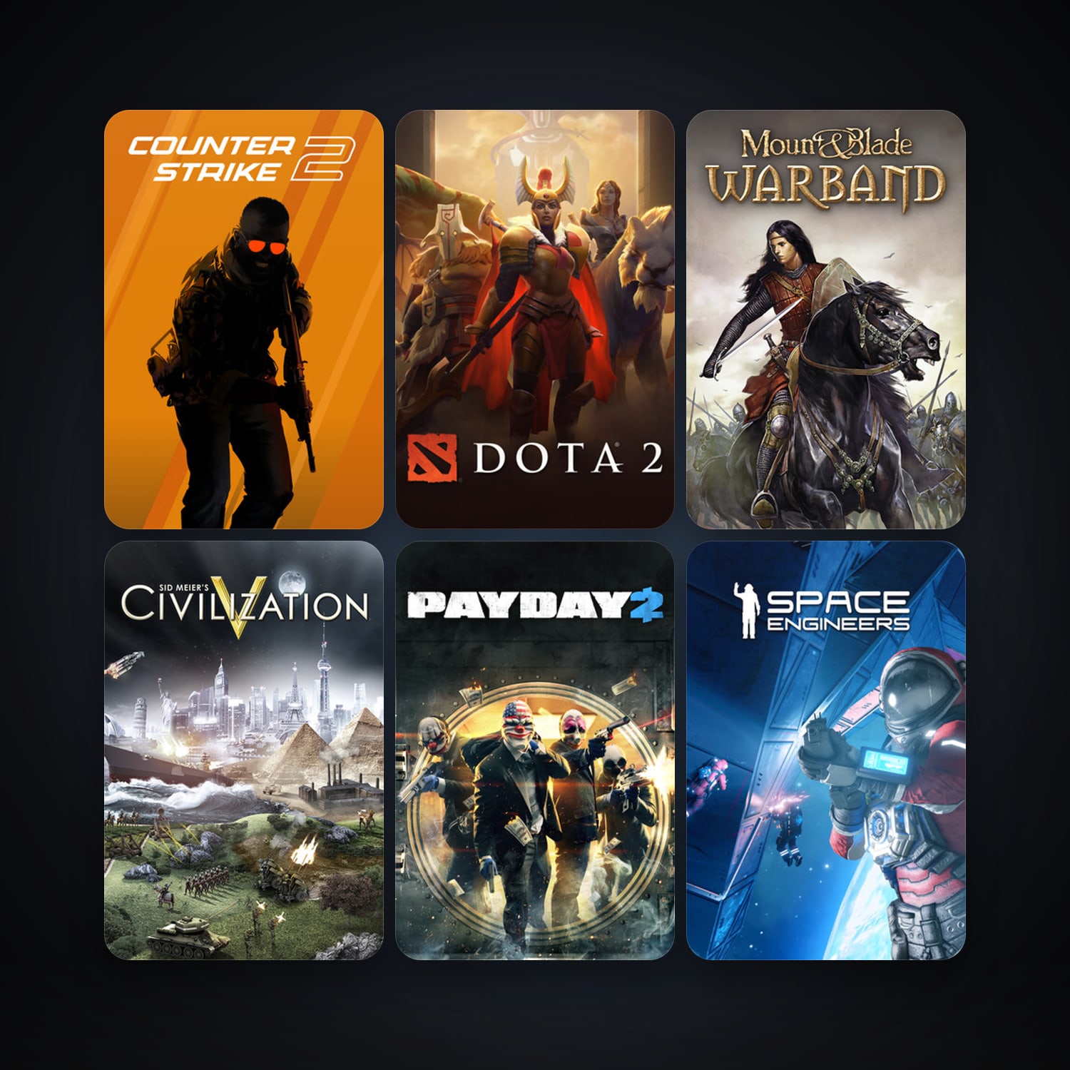Dota 2 + Portal 2, 8 games, clean — HabibiAccounts