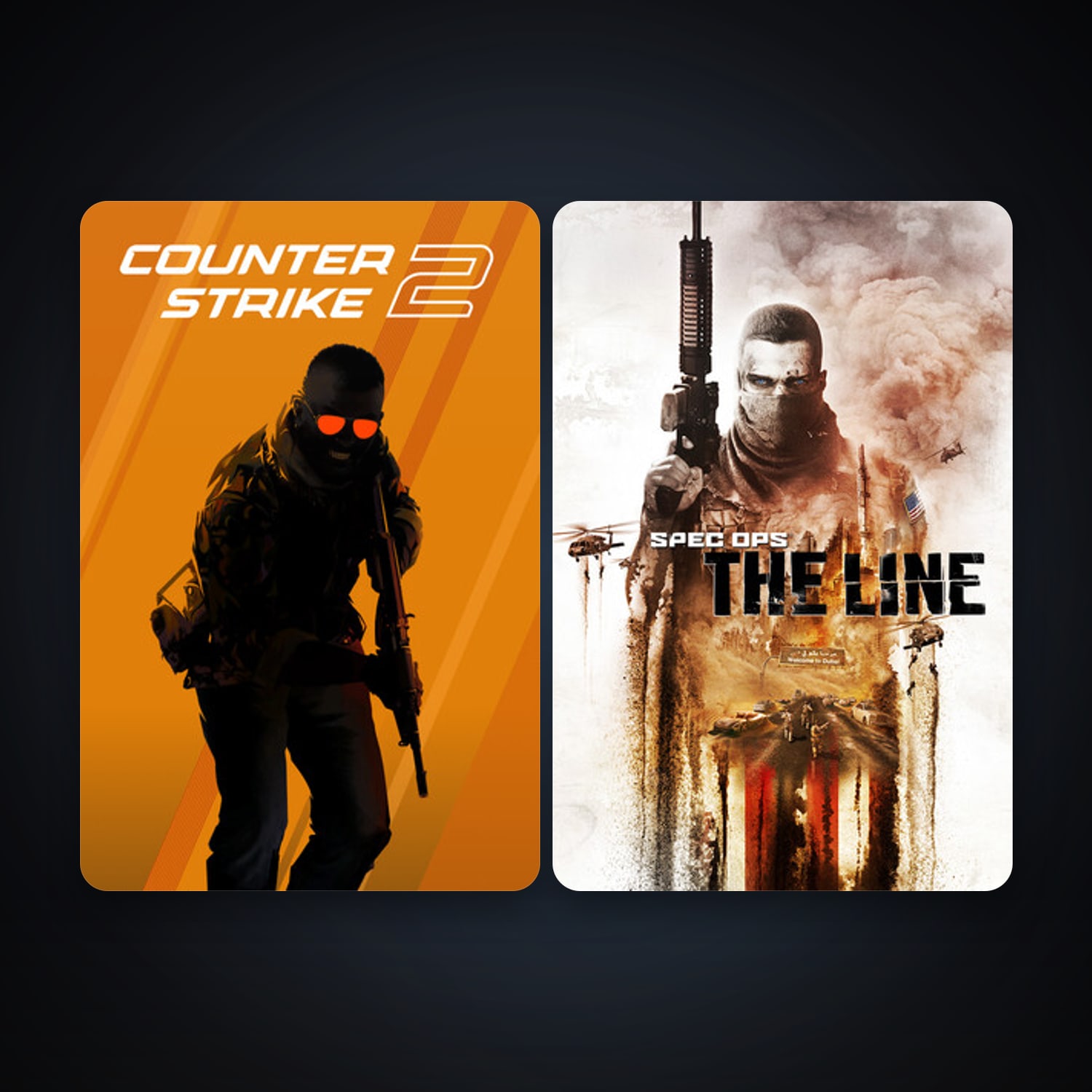 Steam account: CS2 Prime + Spec Ops: The Line, 2 games, clean — level 8 — HabibiAccounts