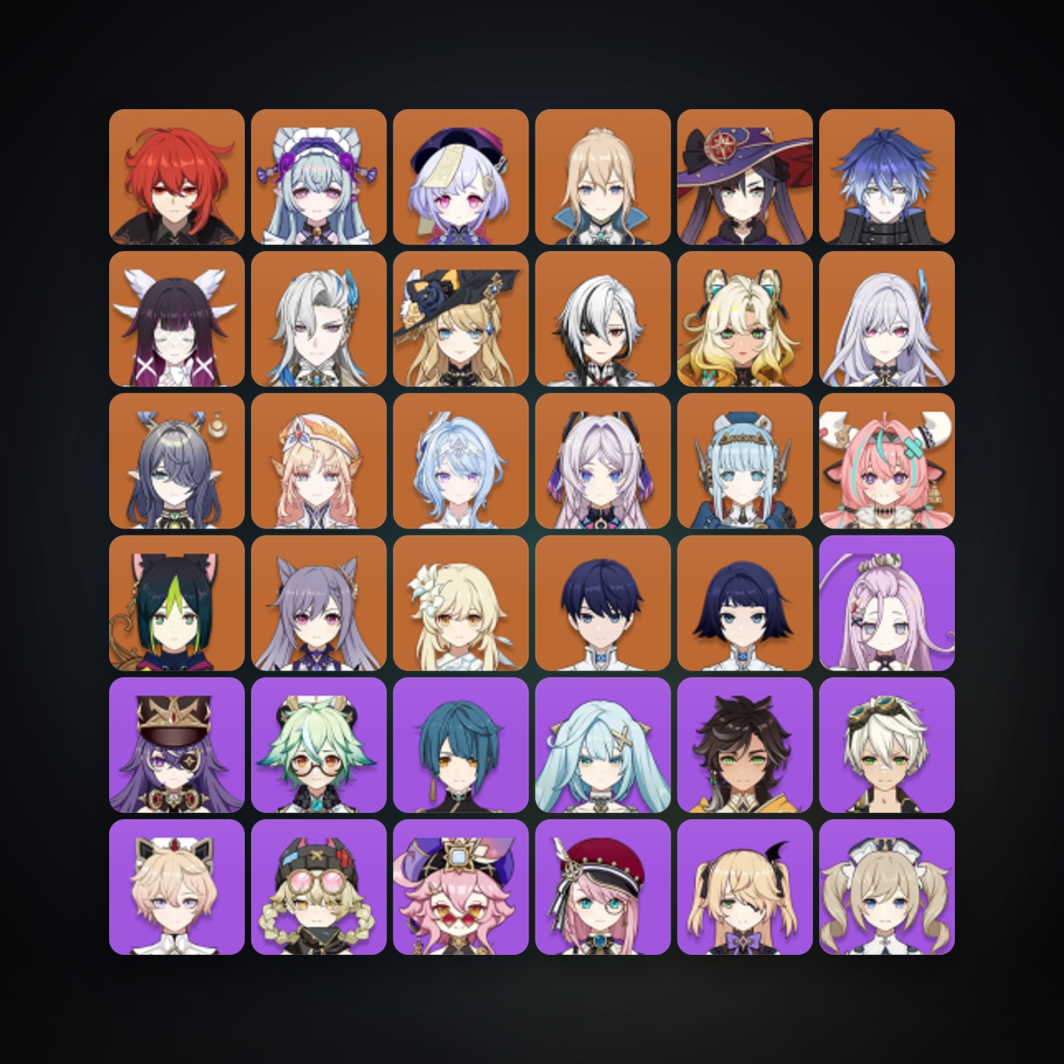 Genshin Impact account — AR 59 | 71 Chars | 20× 5★ — HabibiAccounts