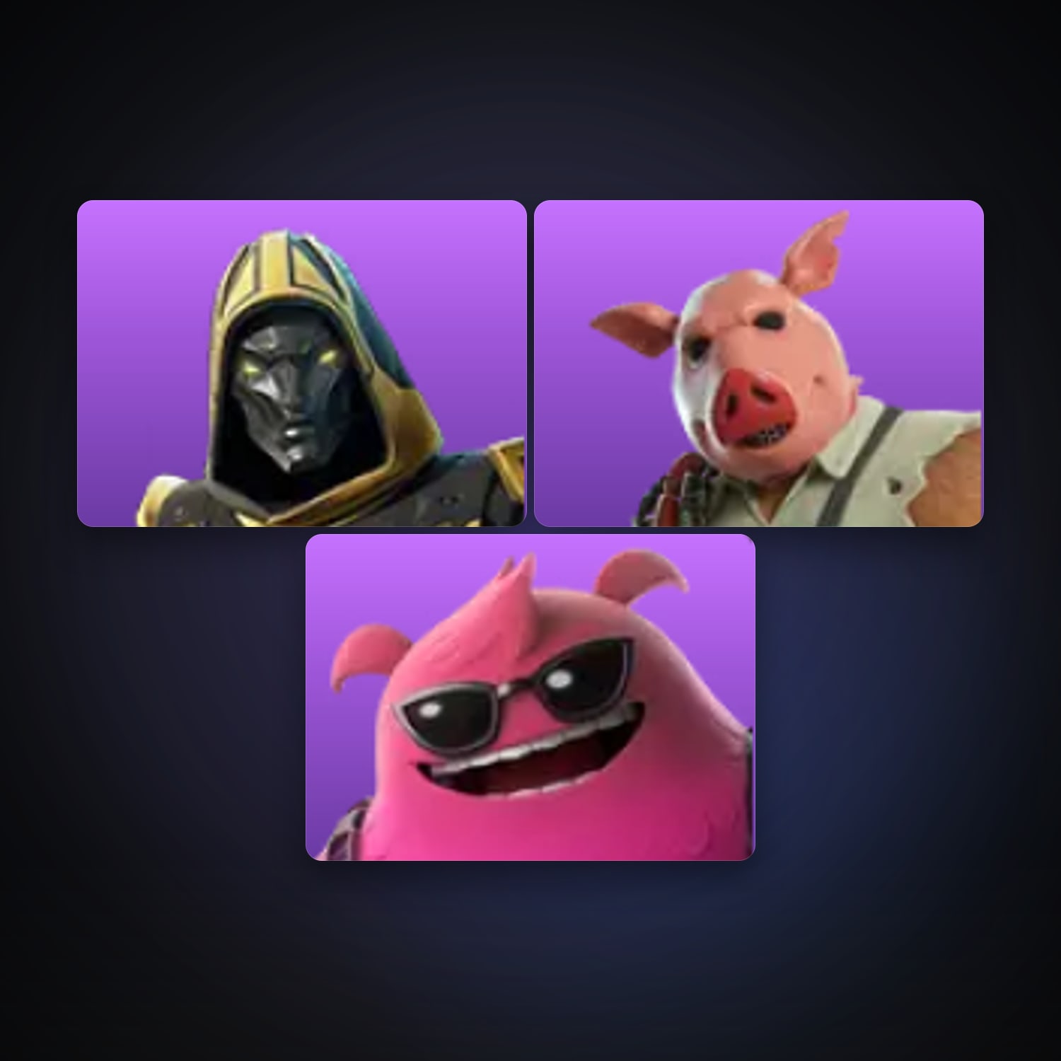 Fortnite account with Blitz Knight & Pig the Butcher — 3 skins — 500 V-Bucks — lvl 169 — HabibiAccounts