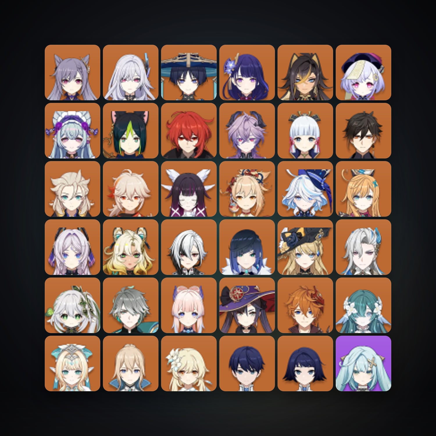 Genshin Impact | AR 60 | 84 Chars | 32× 5★ — Genshin / miHoYo Account — HabibiAccounts
