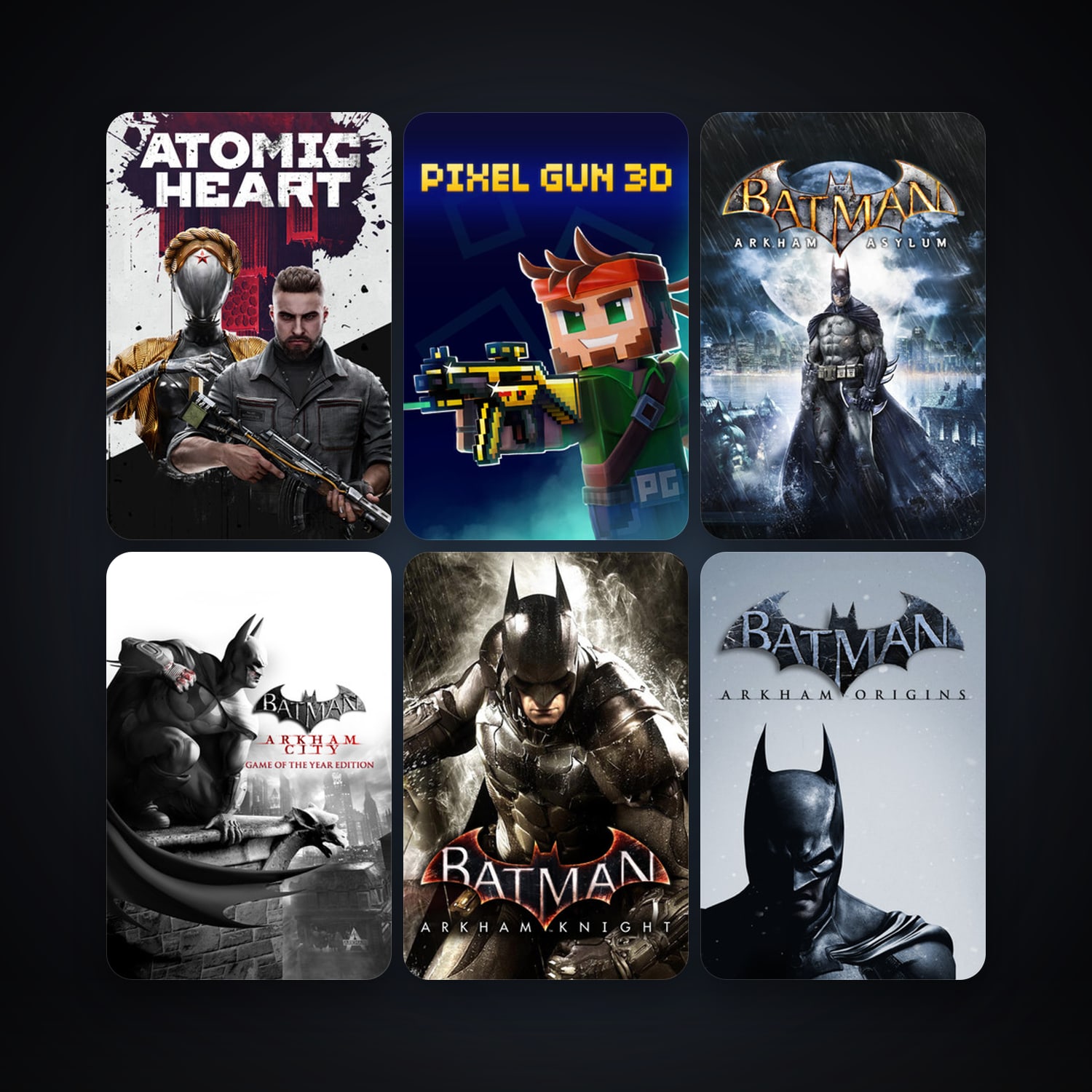 Steam account: Batman: Arkham Asylum Game of the Year Edition + Batman: Arkham City - Game of the Year… — HabibiAccounts