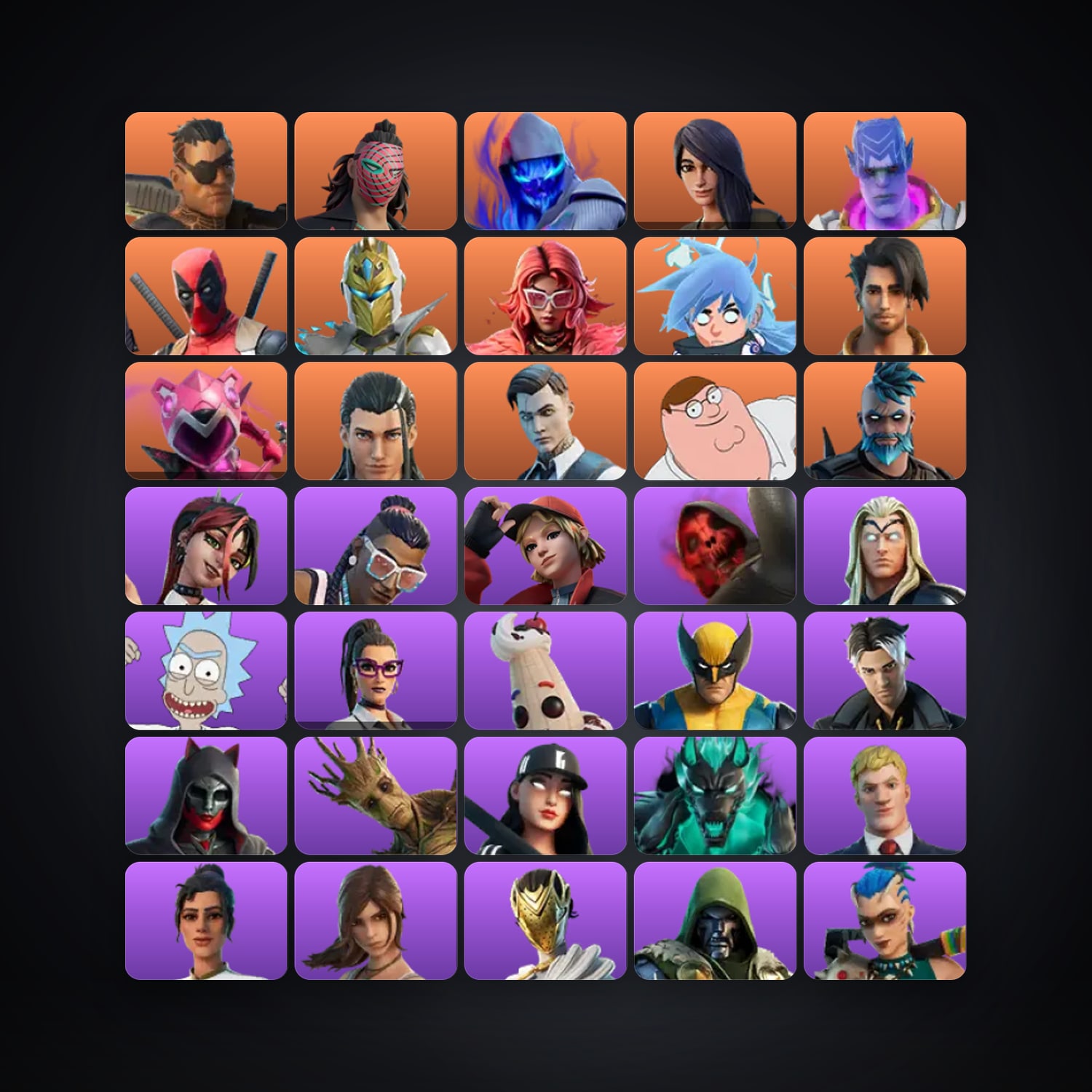 Fortnite account with Deadpool & Joey — 88 skins — 650 V-Bucks — lvl 1732 — HabibiAccounts