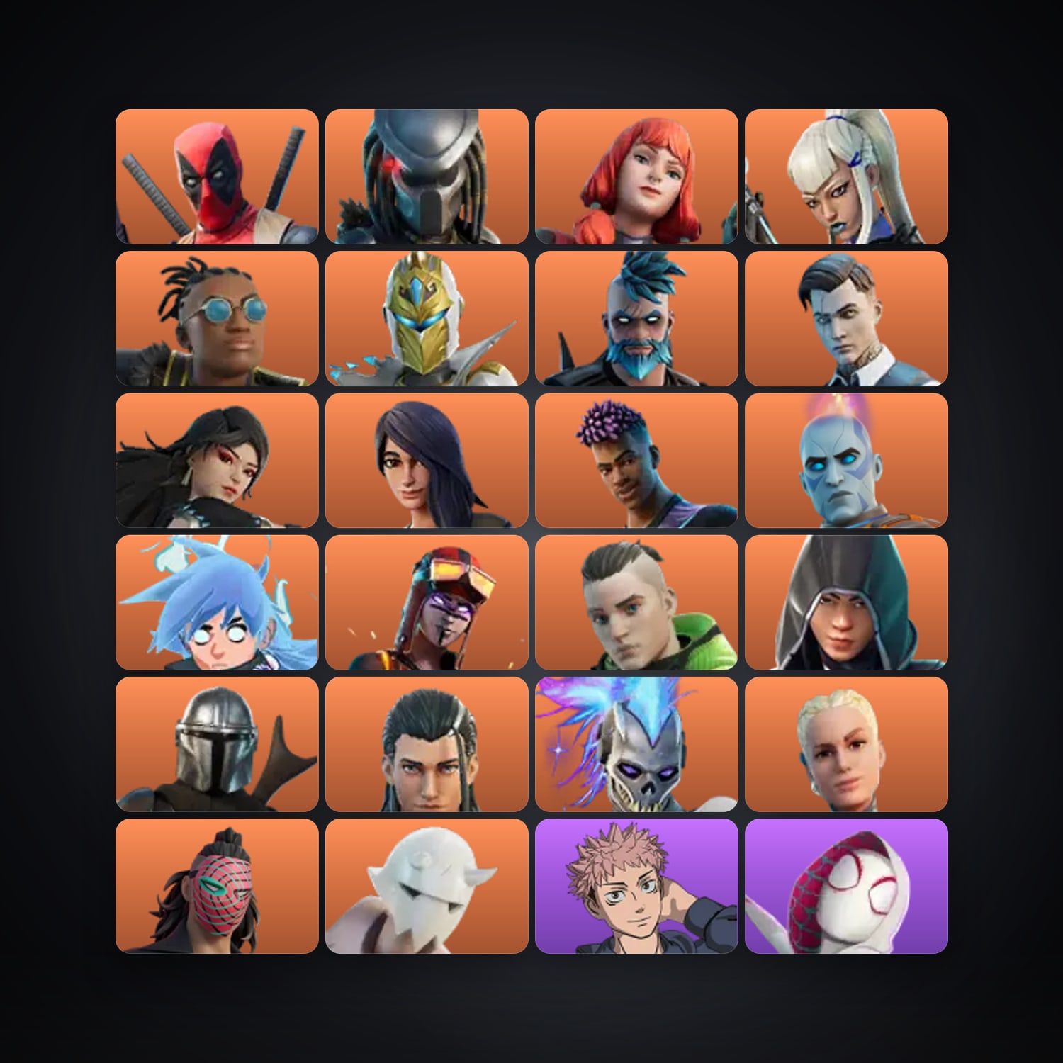 Fortnite account with Midas & Deadpool — 150 skins — 100 V-Bucks — lvl 2695 — HabibiAccounts
