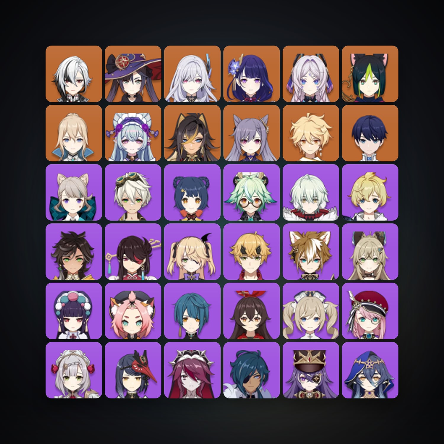 Genshin Impact | AR 58 | 49 Chars | 10× 5★ — Genshin / miHoYo Account — HabibiAccounts