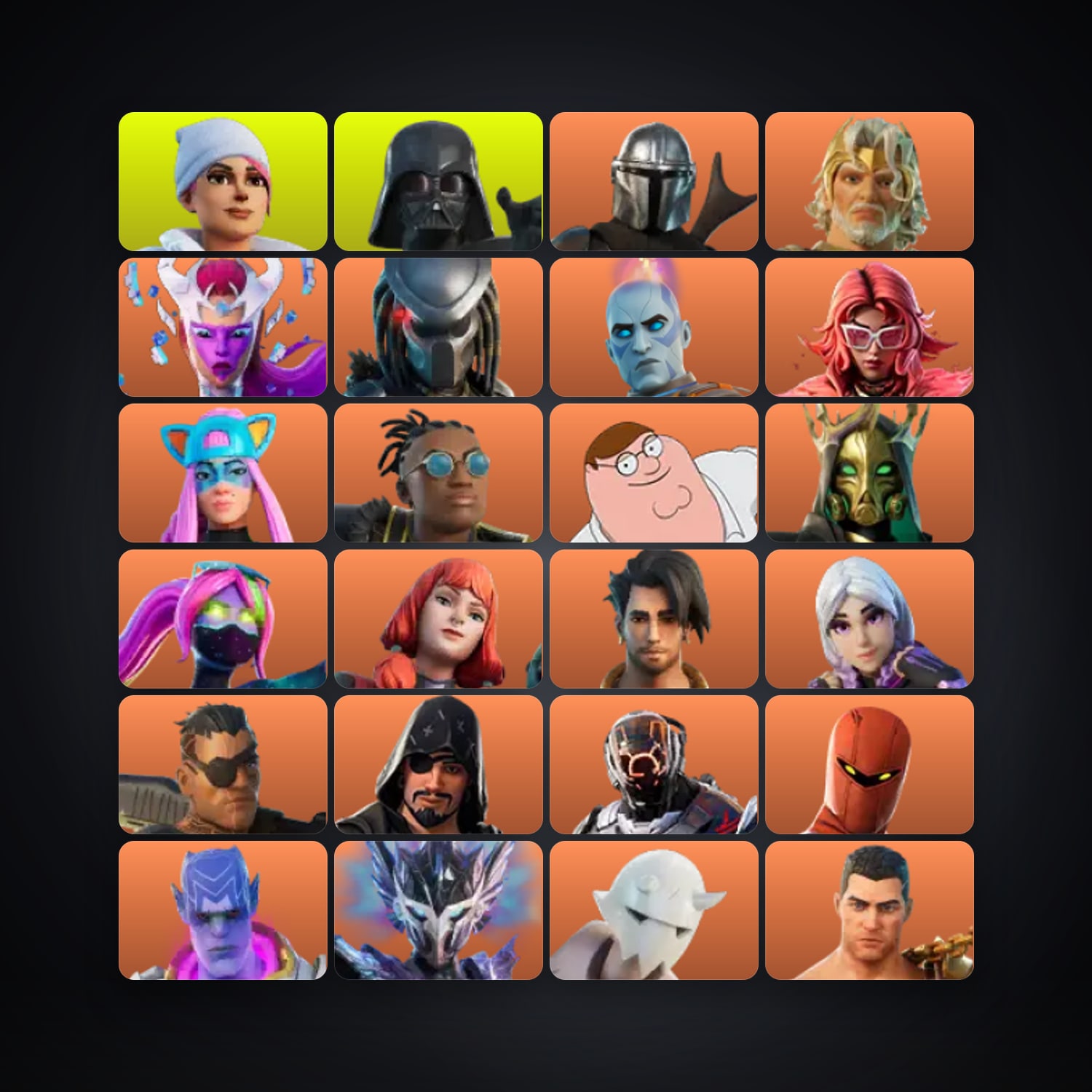 Fortnite account with Zeus & The Cube Queen — 144 skins — 1.4K V-Bucks — lvl 2858 — HabibiAccounts