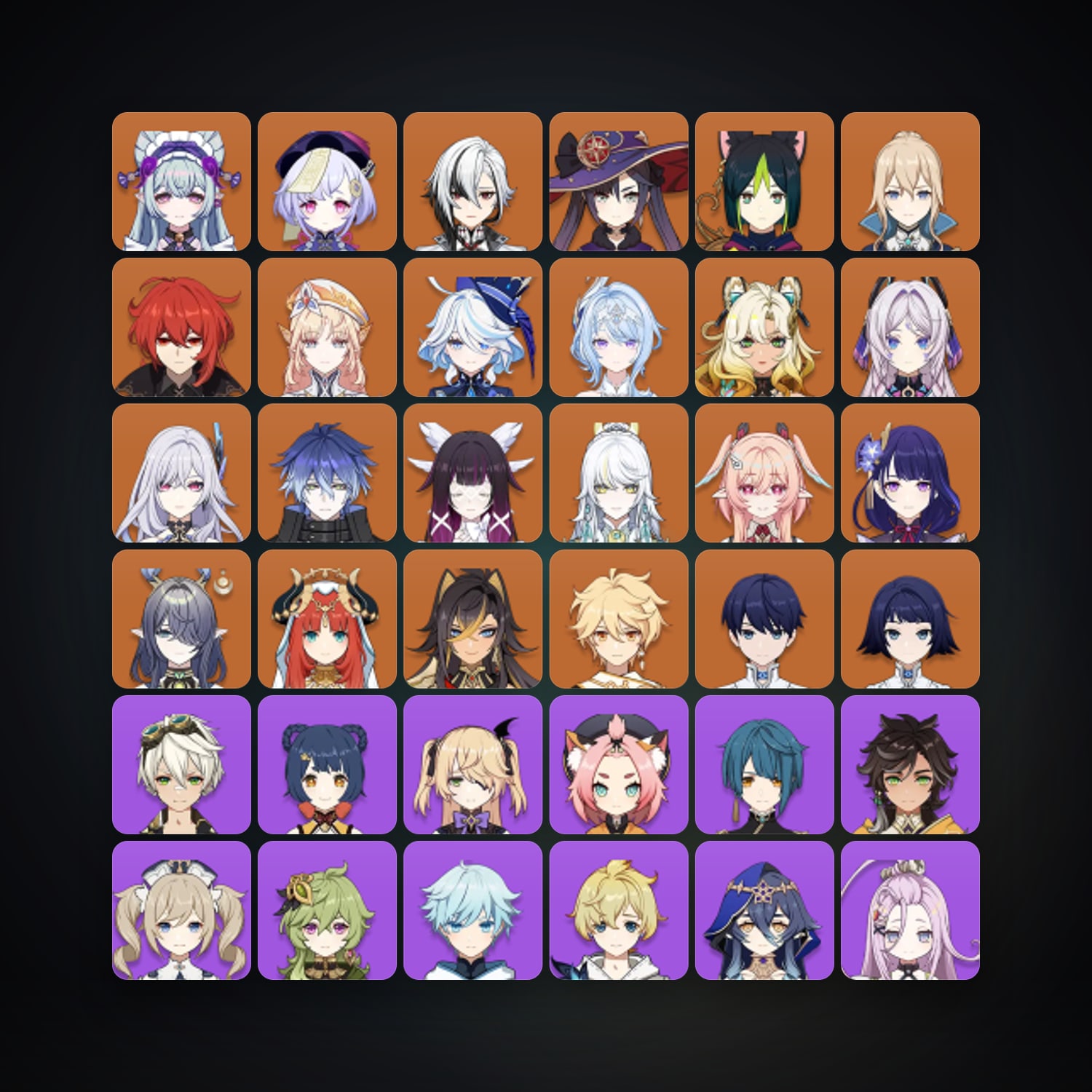 Genshin Impact | AR 59 | 71 Chars | 21× 5★ — Genshin / miHoYo Account — HabibiAccounts
