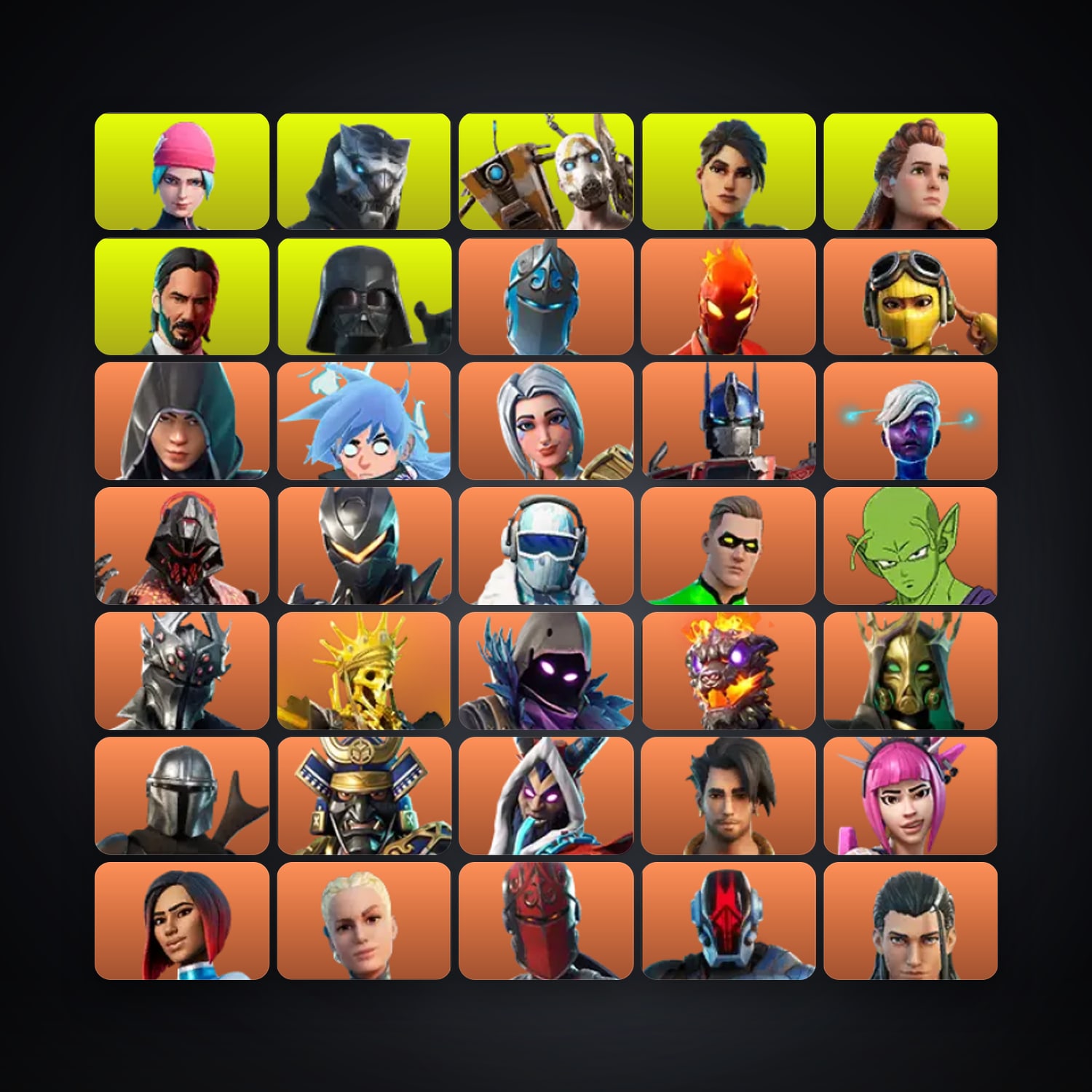 Fortnite account with Inferno & Velocity — 1108 skins — 300 V-Bucks — lvl 5783 — HabibiAccounts