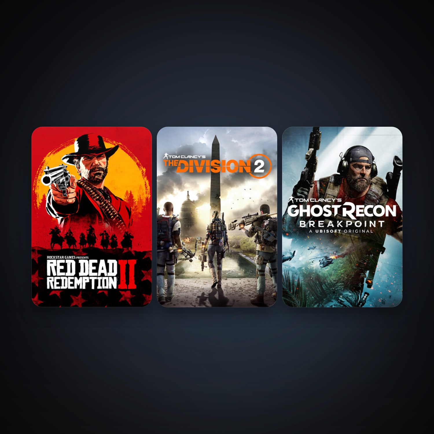 Steam account: Red Dead Redemption 2 + Tom Clancy’s The Division 2, 4 games, clean — HabibiAccounts