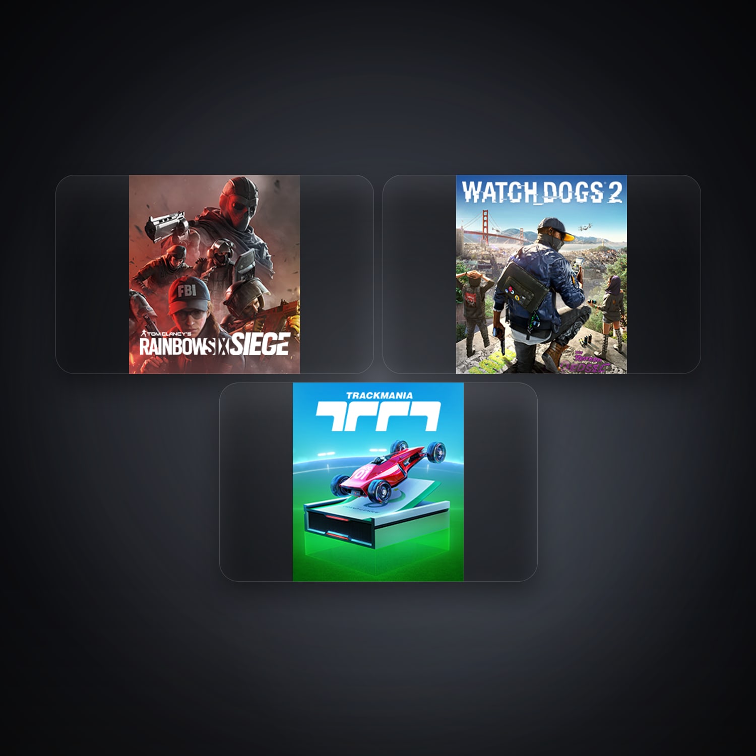 Ubisoft account — Tom Clancy's Rainbow Six Siege (Steam) + WATCH_DOGS 2 — BD — 3 games — HabibiAccounts