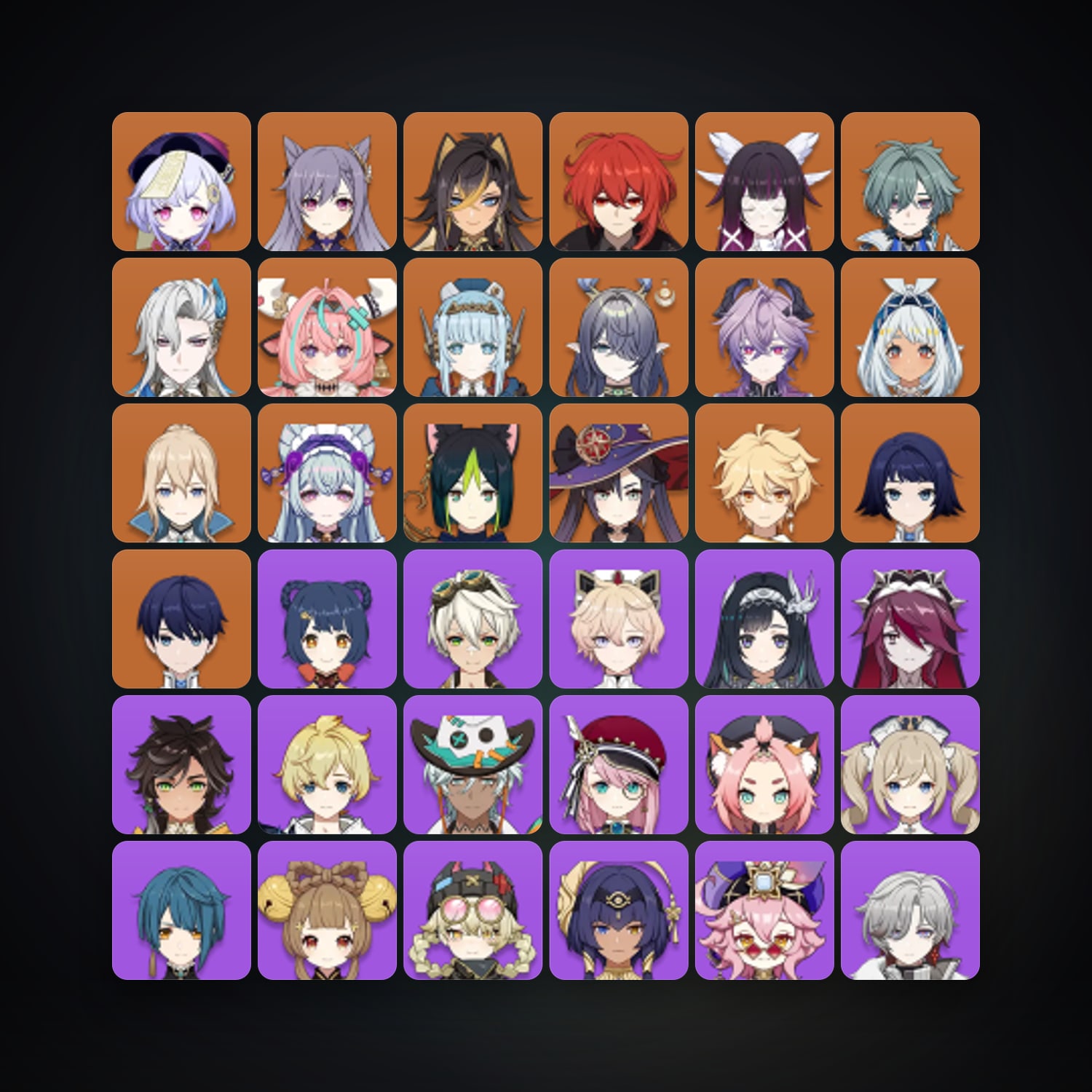 Genshin Impact | AR 59 | 67 Chars | 16× 5★ — Genshin / miHoYo Account — HabibiAccounts