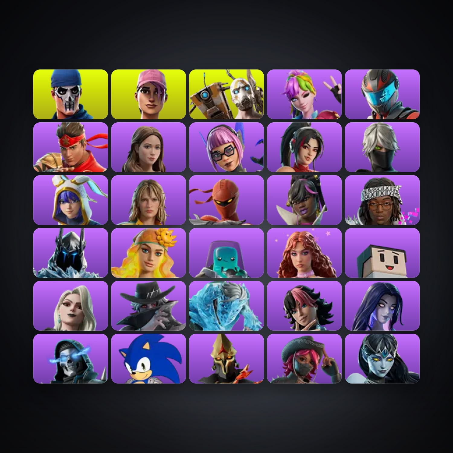 Fortnite account with Laufey & Tour Ready Lil Tecca — 32 skins — 12K V-Bucks — lvl 5 — HabibiAccounts