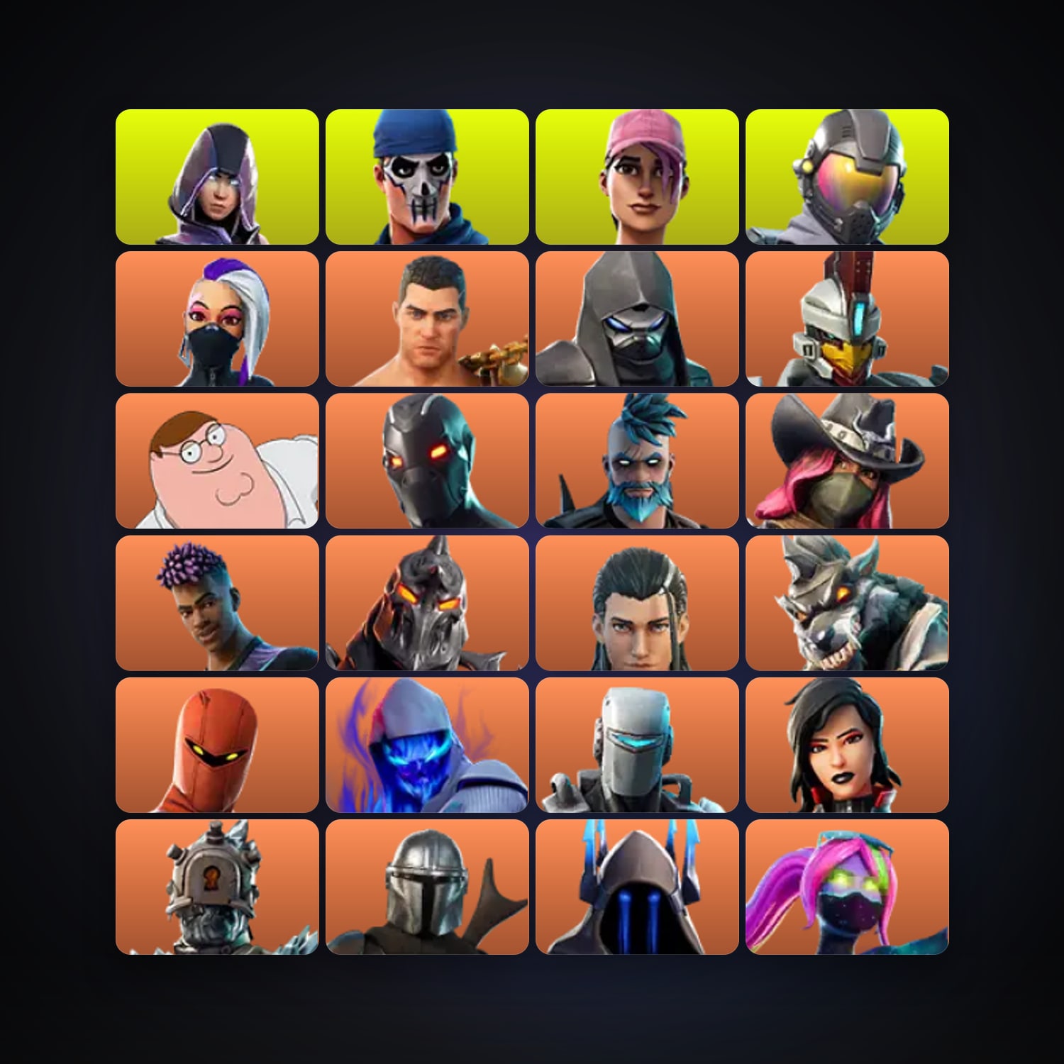 Fortnite account with Rogue Agent & Glow — 198 skins — 2.3K V-Bucks — lvl 2192 — HabibiAccounts
