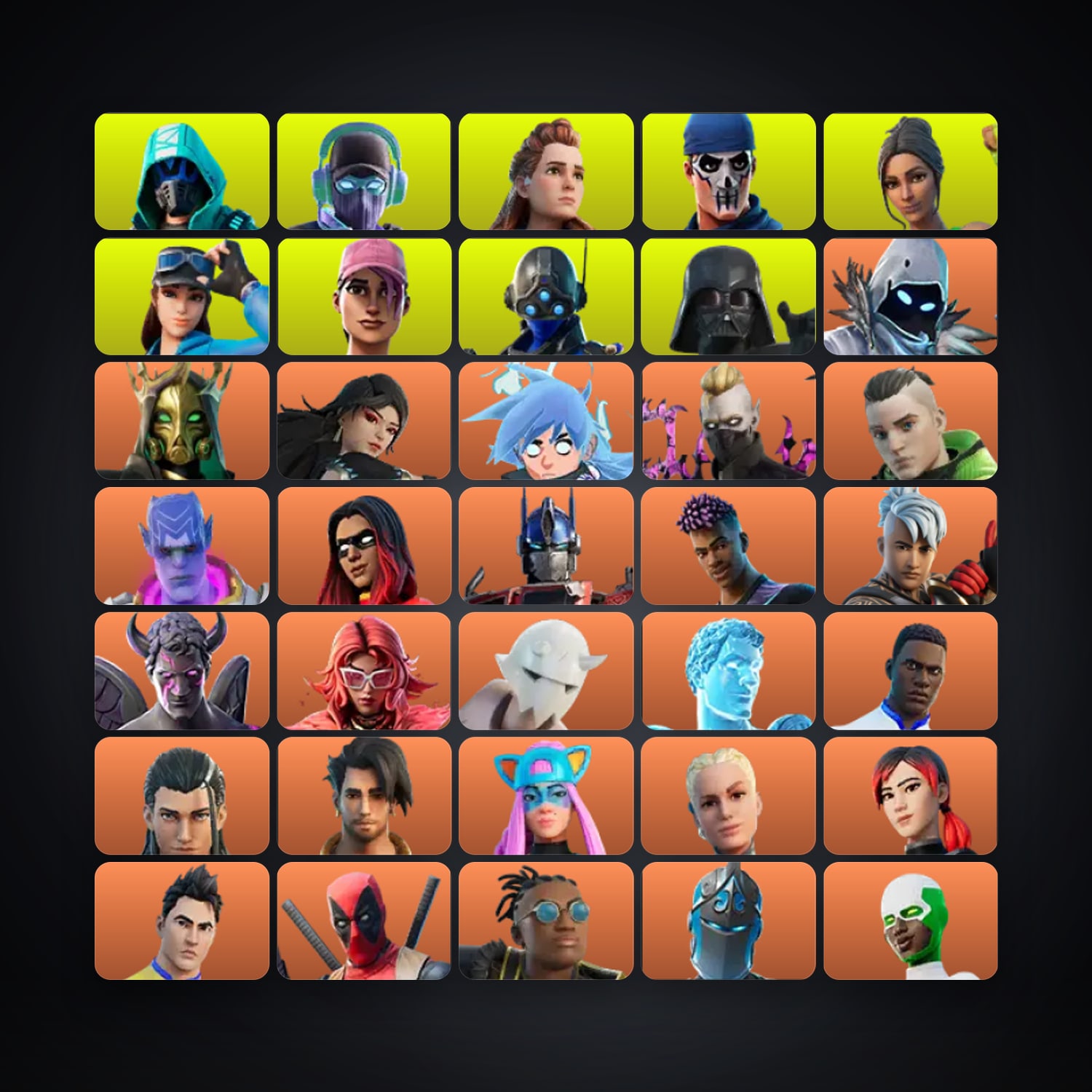 Fortnite account with Warpaint & Rose Team Leader — 809 skins — 950 V-Bucks — lvl 7524 — HabibiAccounts