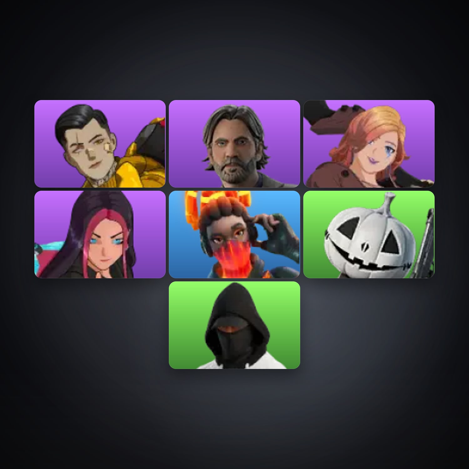 Fortnite account with Alan Wake & Golden Gear Midas — 7 skins — 200 V-Bucks — lvl 76 — HabibiAccounts