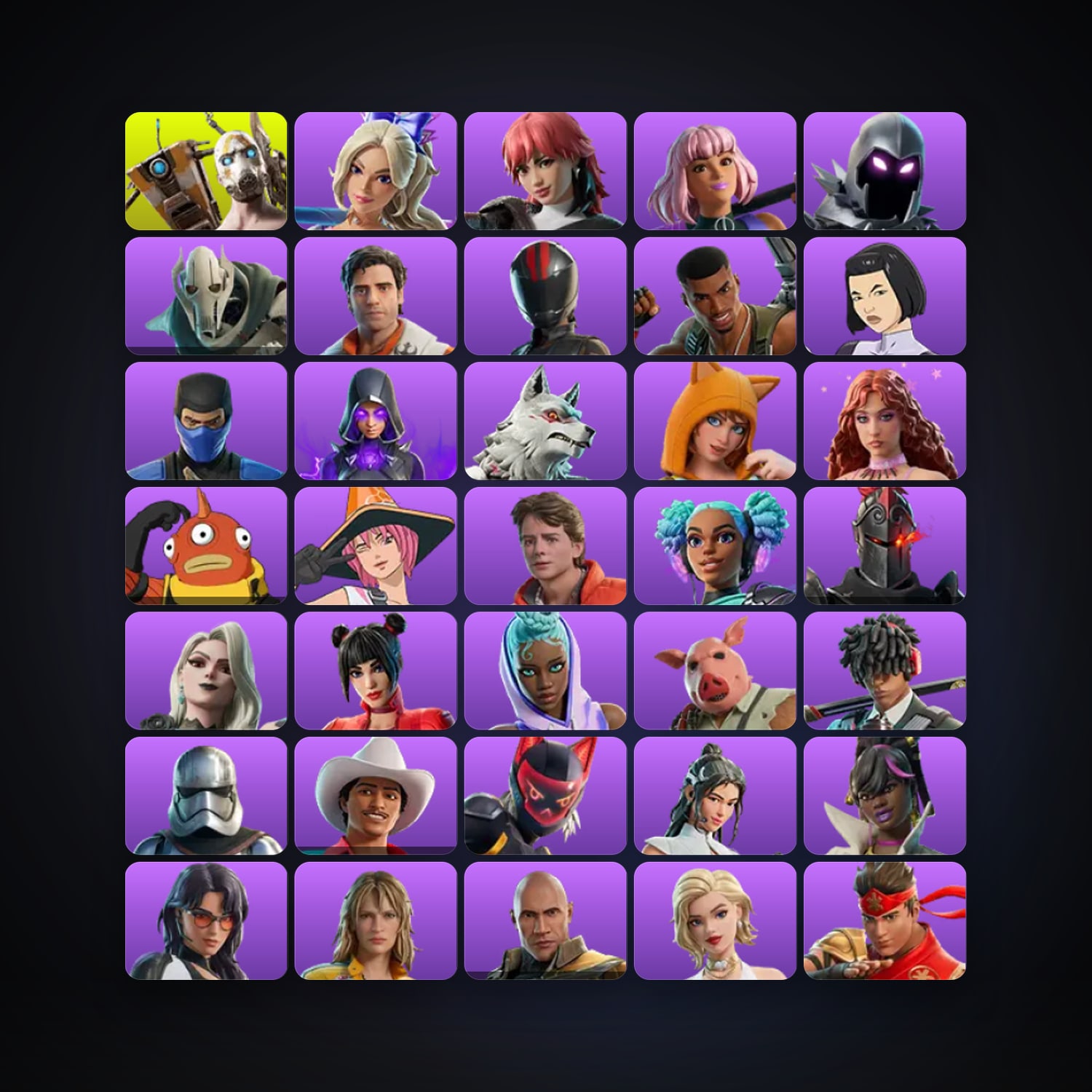 Fortnite account with Psycho Bandit & Haylee Skye — 103 skins — 250 V-Bucks — lvl 1567 — HabibiAccounts