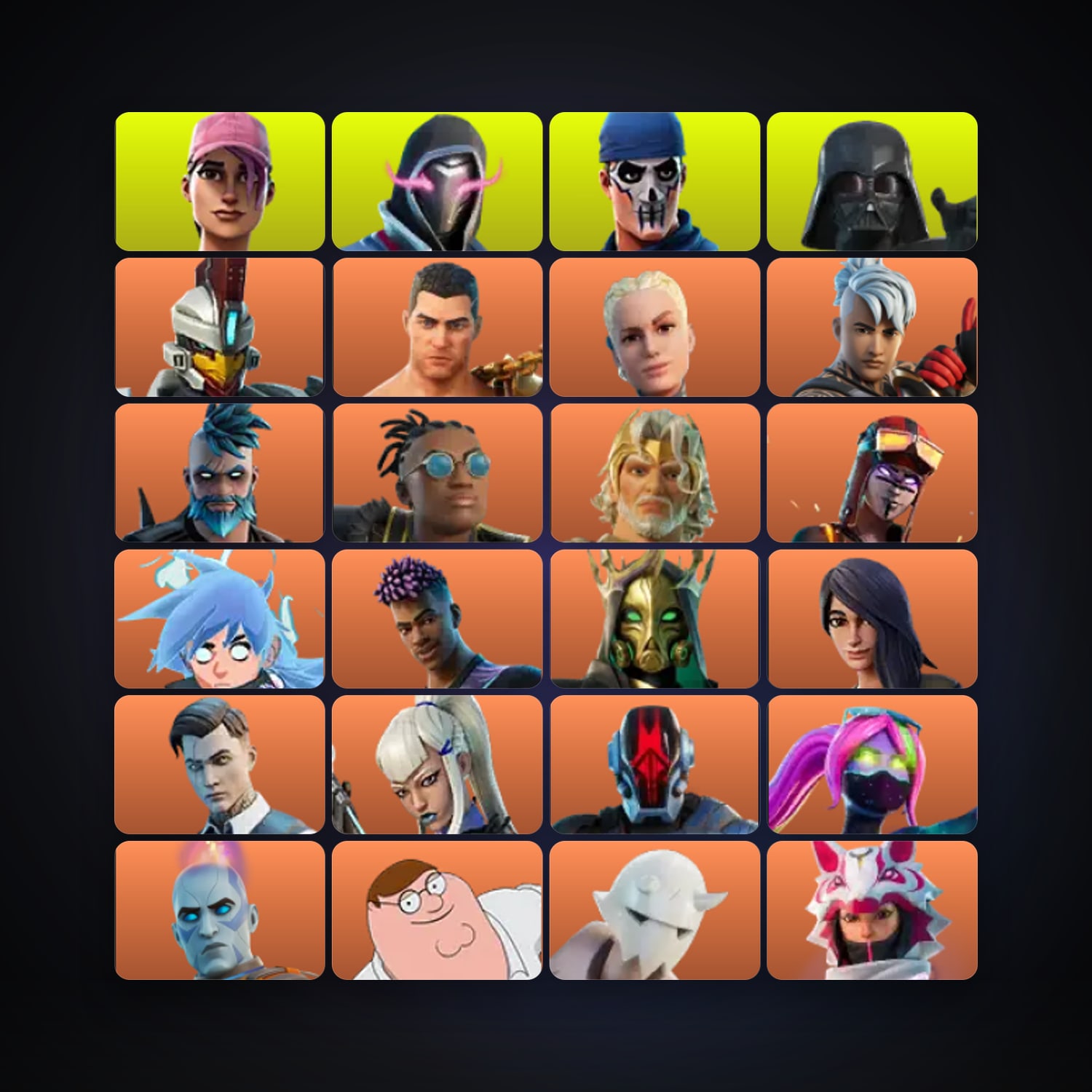Fortnite account with Sentinel & Menace — 542 skins — 100 V-Bucks — lvl 7611 — HabibiAccounts