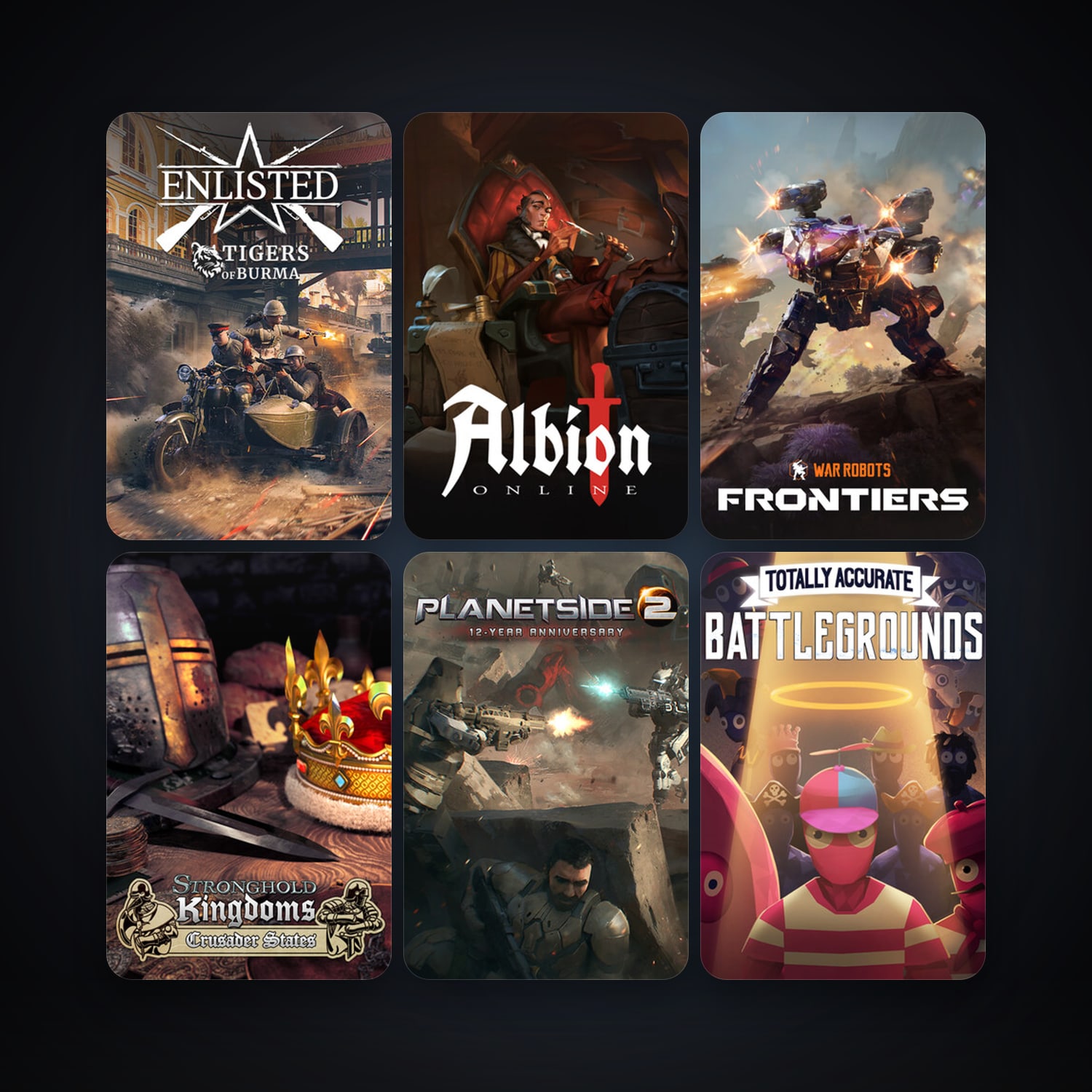 Steam account: Stronghold Kingdoms + PlanetSide 2, 17 games, clean — HabibiAccounts