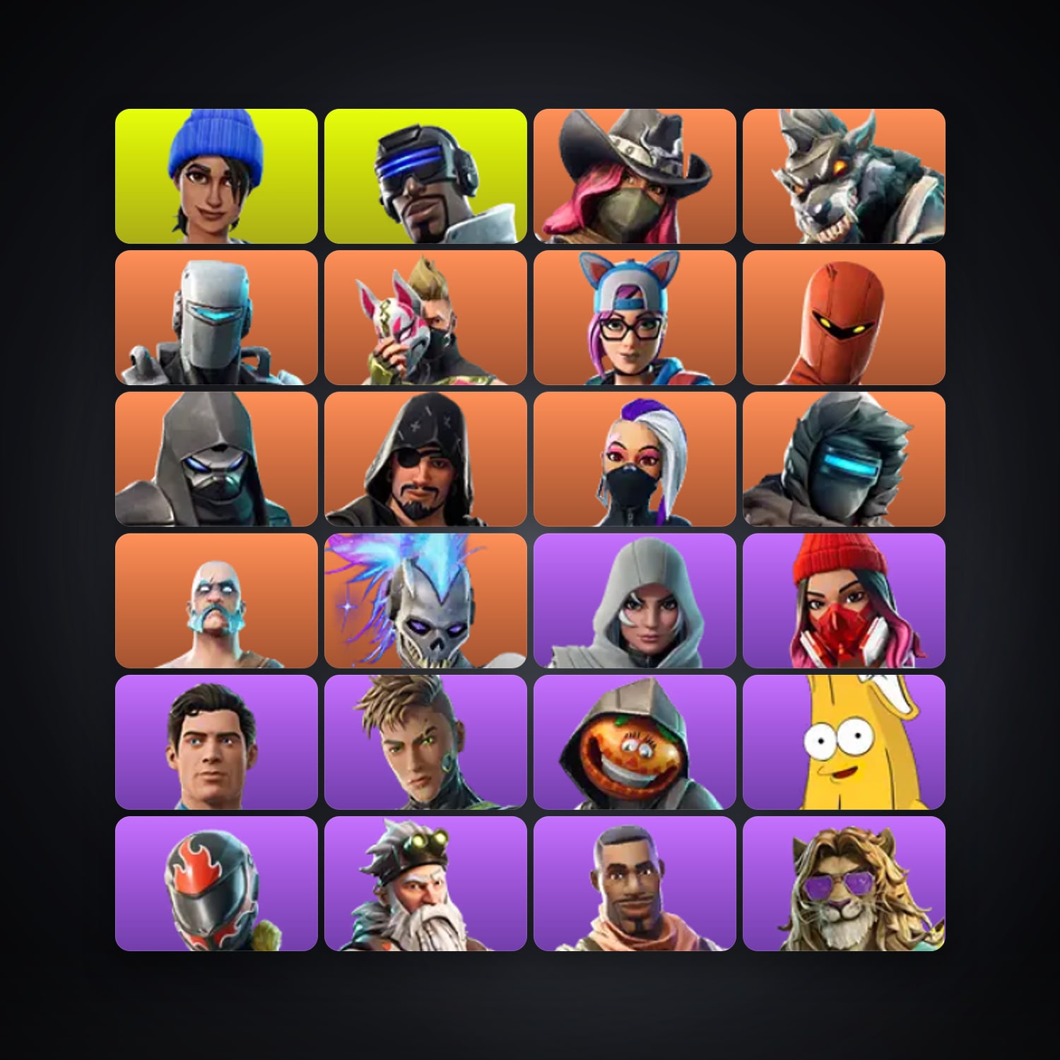 Fortnite account with Drift & Blue Team Leader — 74 skins — 200 V-Bucks — lvl 2685 — HabibiAccounts