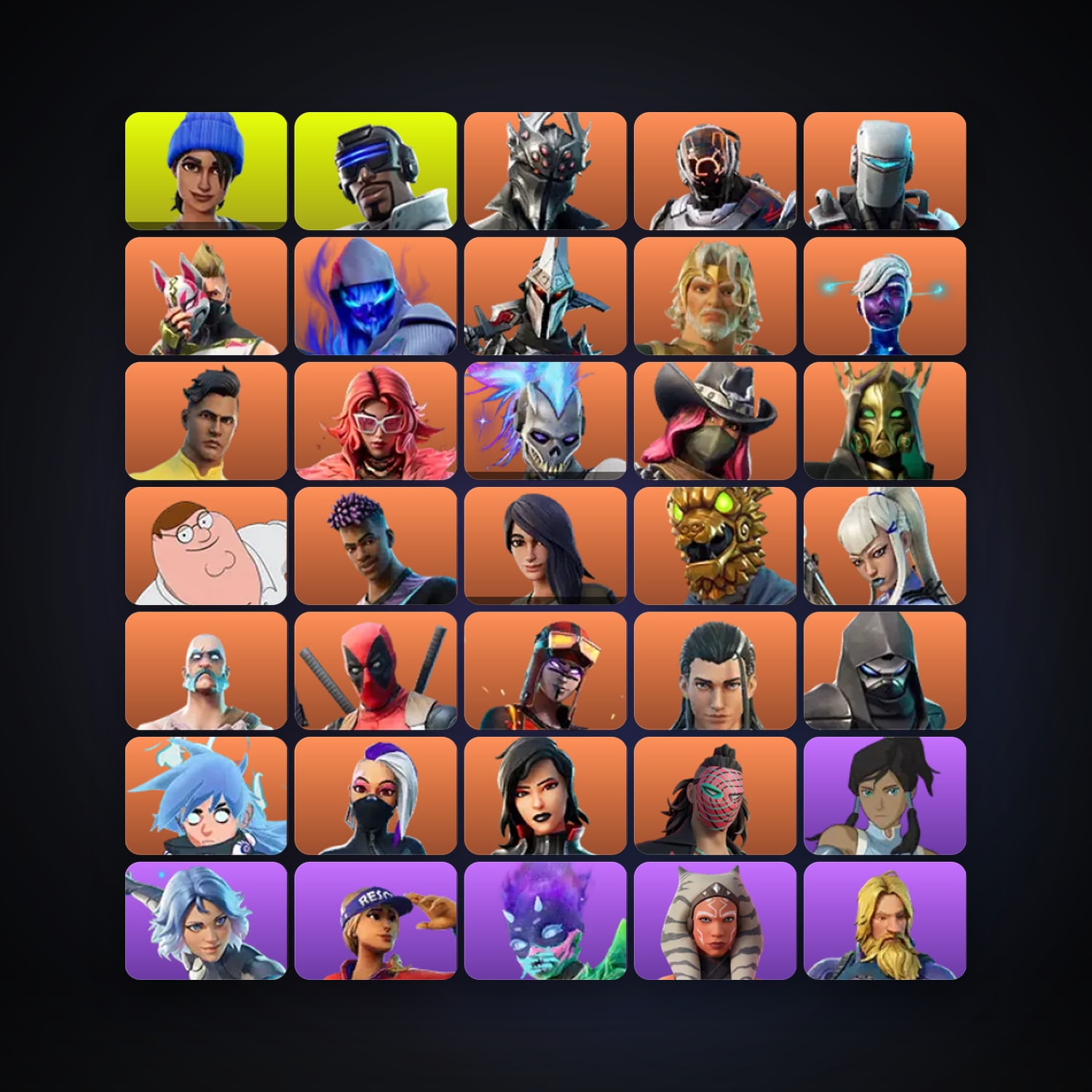 Fortnite account with Drift & Deadpool — 157 skins — 300 V-Bucks — lvl 4729 — HabibiAccounts