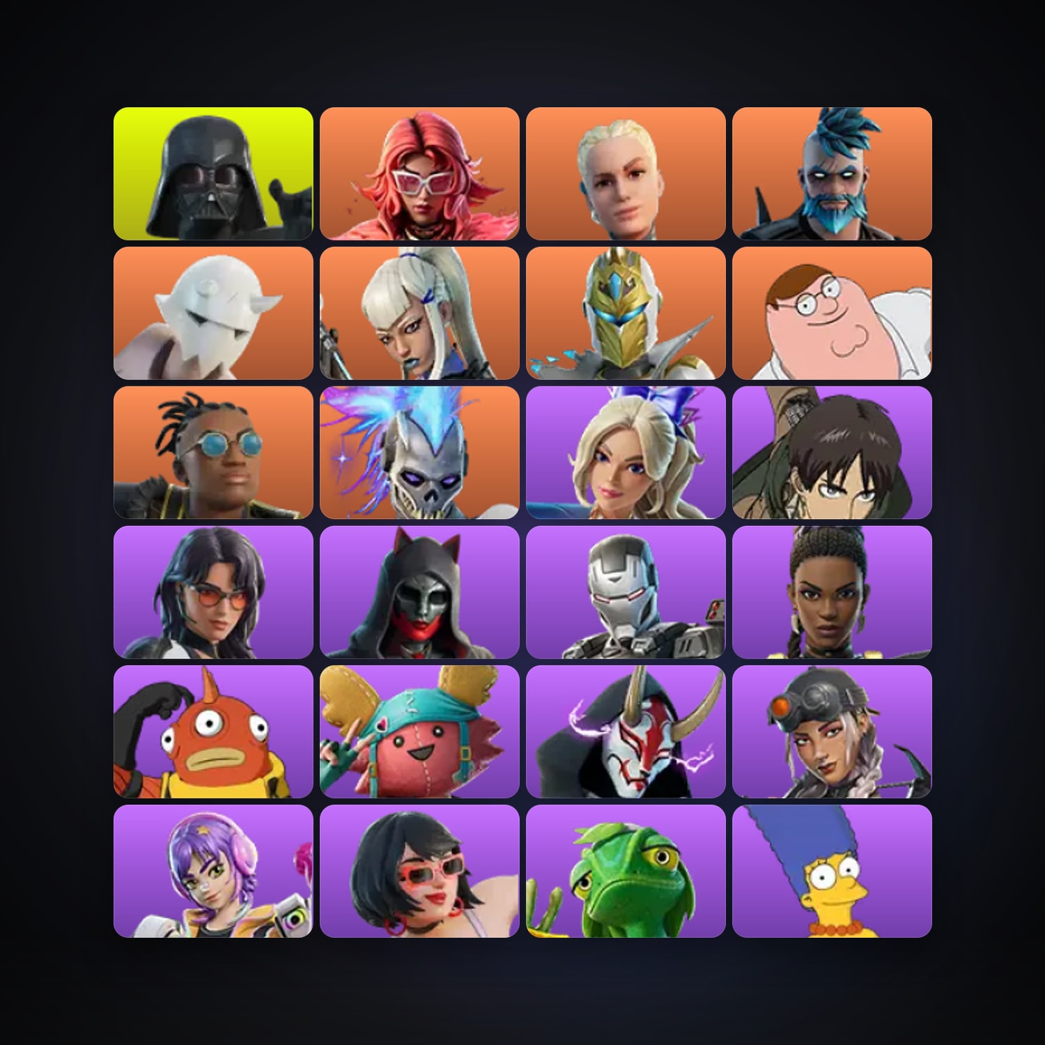 Fortnite account with Darth Vader & Valeria — 109 skins — 1K V-Bucks — lvl 2092 — HabibiAccounts
