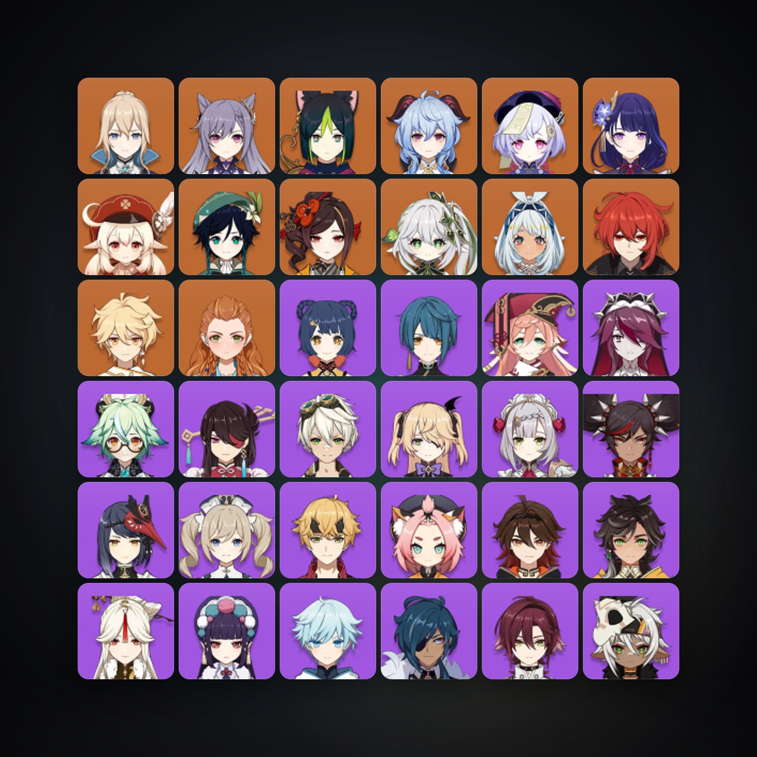 Genshin Impact | AR 56 | 47 Chars | 12× 5★ — Genshin / miHoYo Account — HabibiAccounts