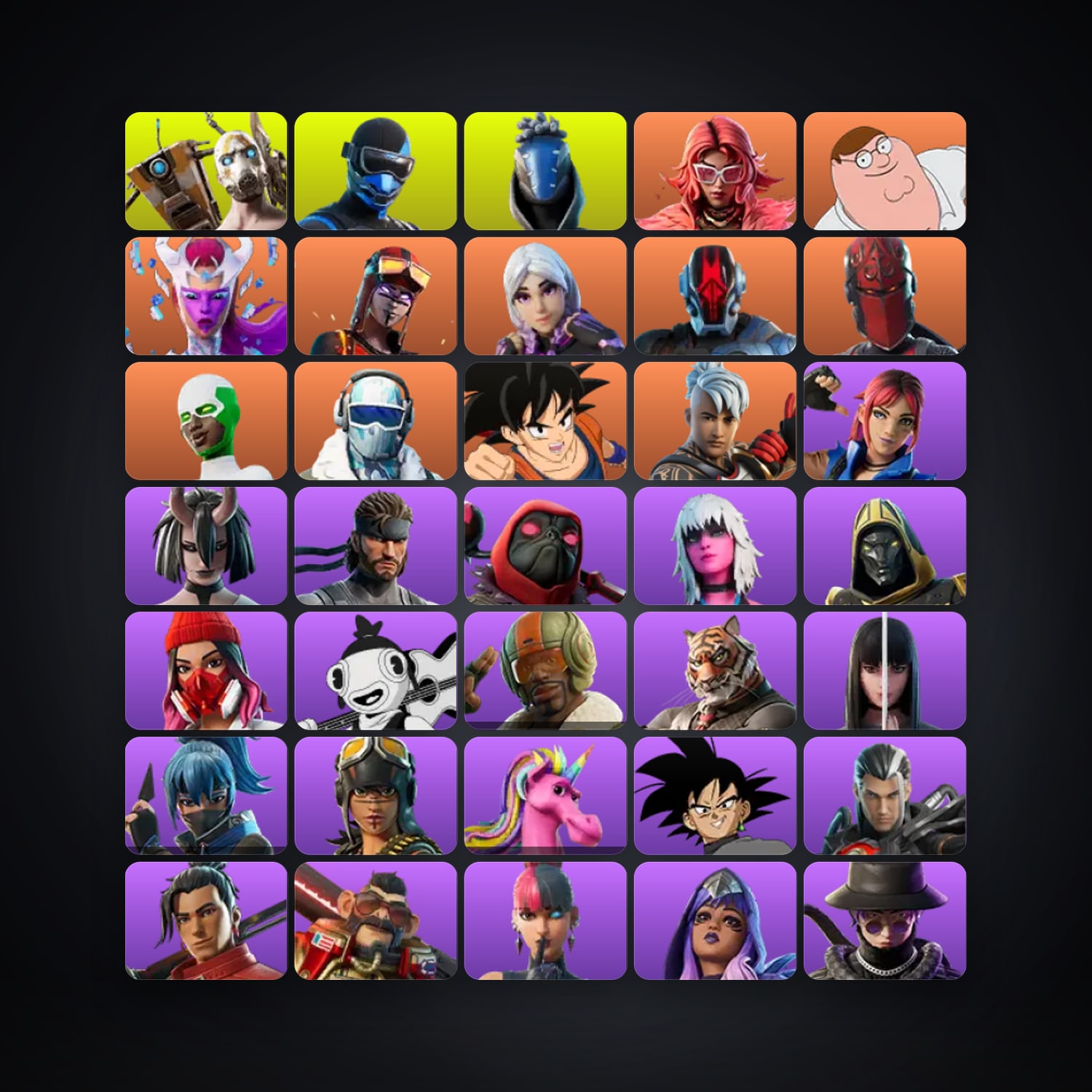 Fortnite account with Psycho Bandit & Fixer — 121 skins — 700 V-Bucks — lvl 1537 — HabibiAccounts