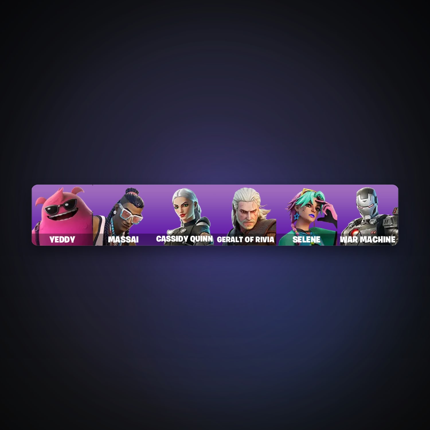 Fortnite account with Yeddy & Massai — 8 skins — 200 V-Bucks — lvl 124 — HabibiAccounts