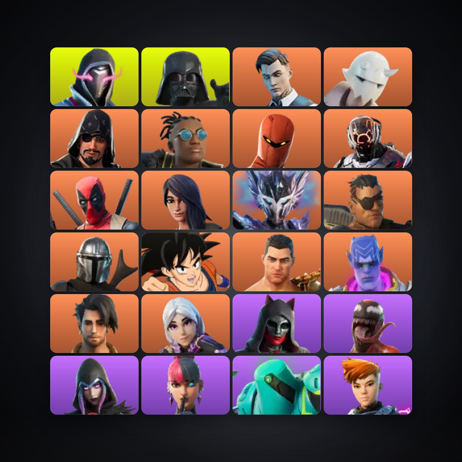 Fortnite account with Midas & Peely — 81 skins — 100 V-Bucks — lvl 3170 — HabibiAccounts