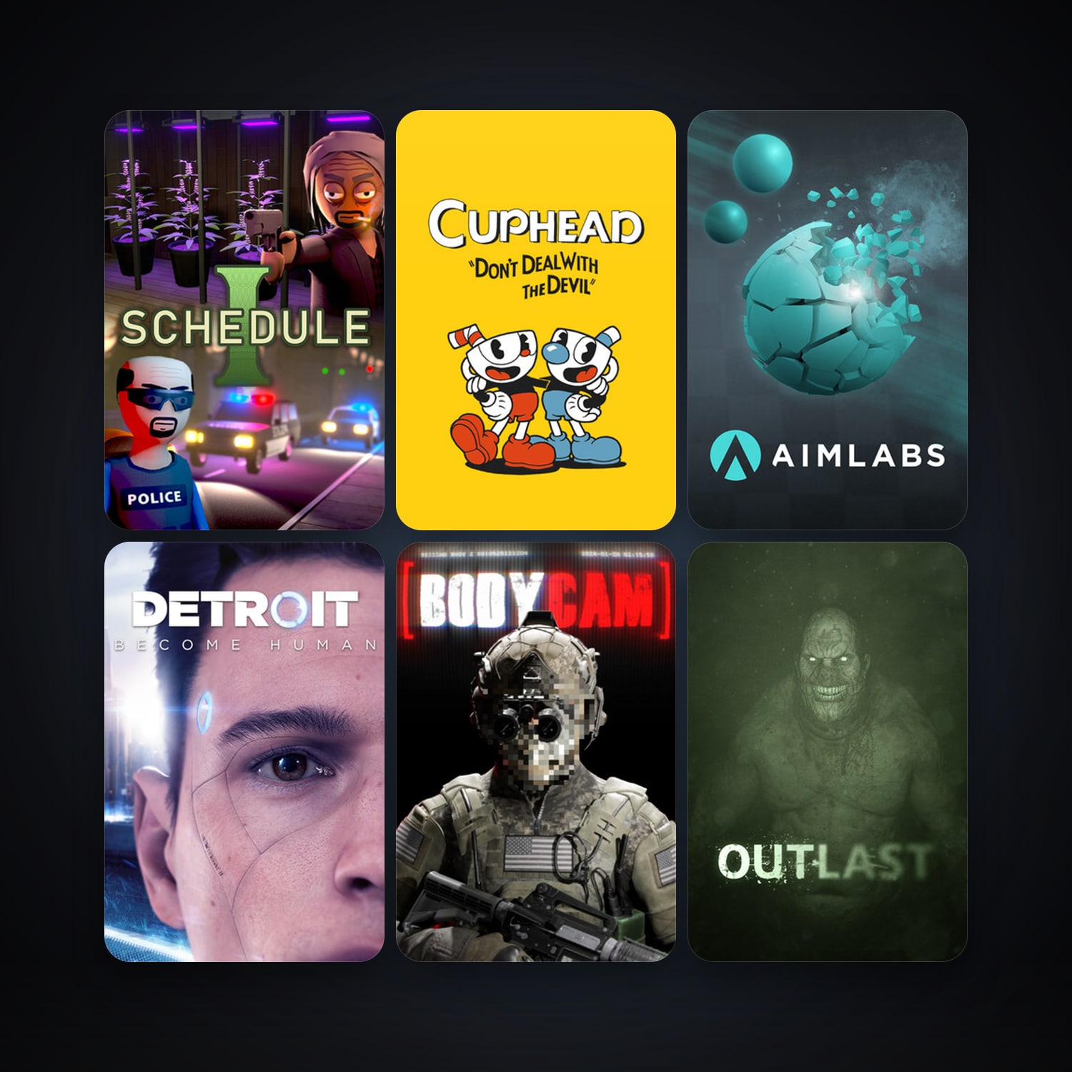 Steam account: Outlast + Cuphead, 19 games, clean — level 5 — HabibiAccounts