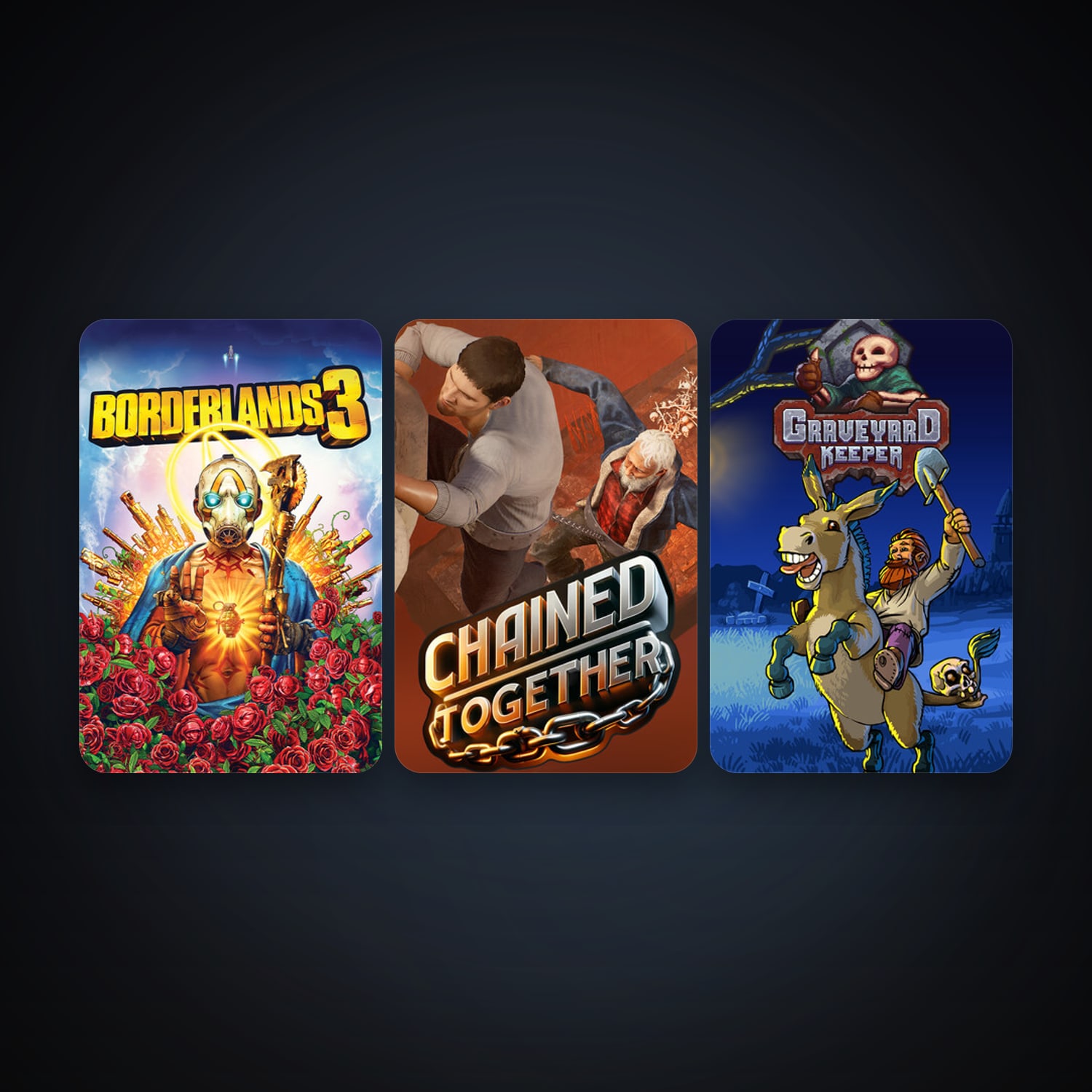 Steam account: Borderlands 3 + Graveyard Keeper, 3 games, clean — HabibiAccounts