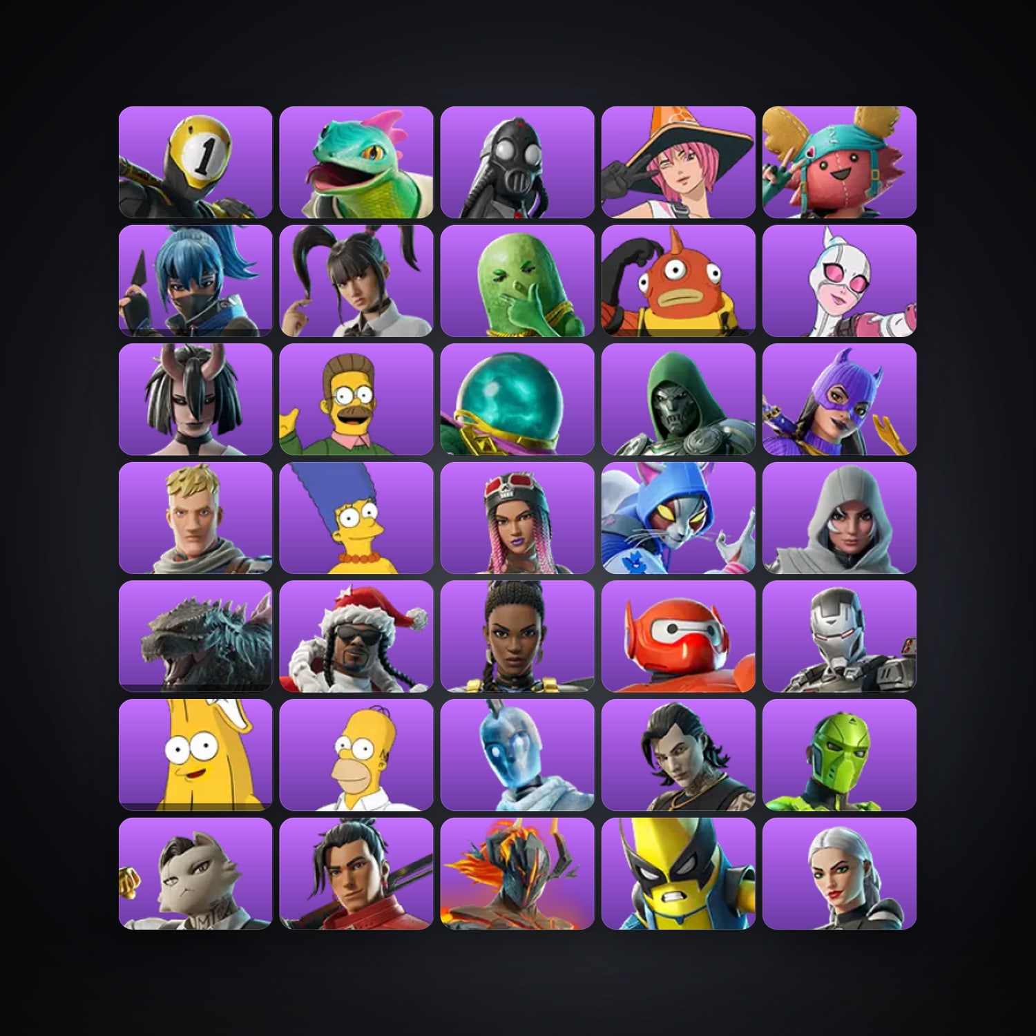 Fortnite account with 1-Ball & Lizzik — 48 skins — 500 V-Bucks — lvl 1518 — HabibiAccounts